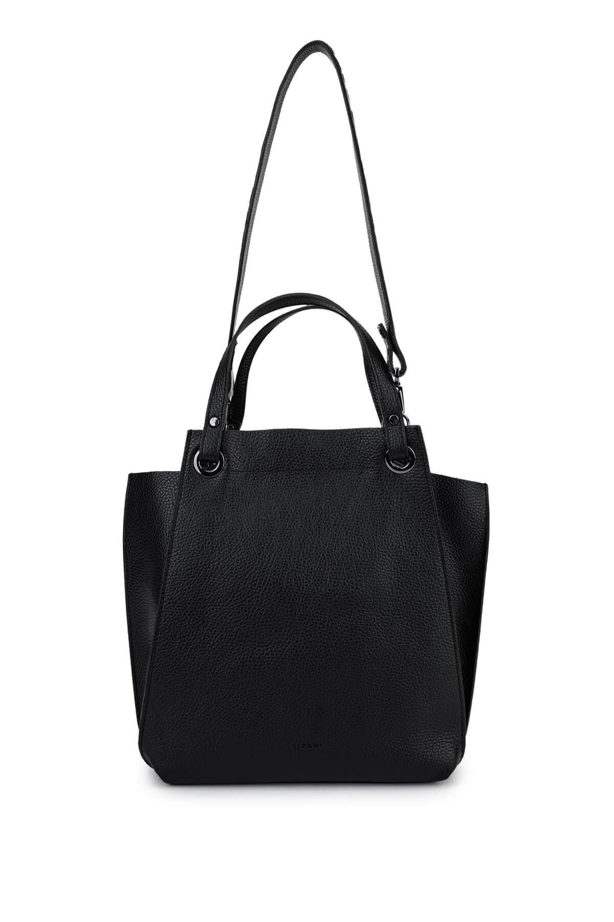 Ripani Kadın Hakiki Deri Siyah Omuz Çanta