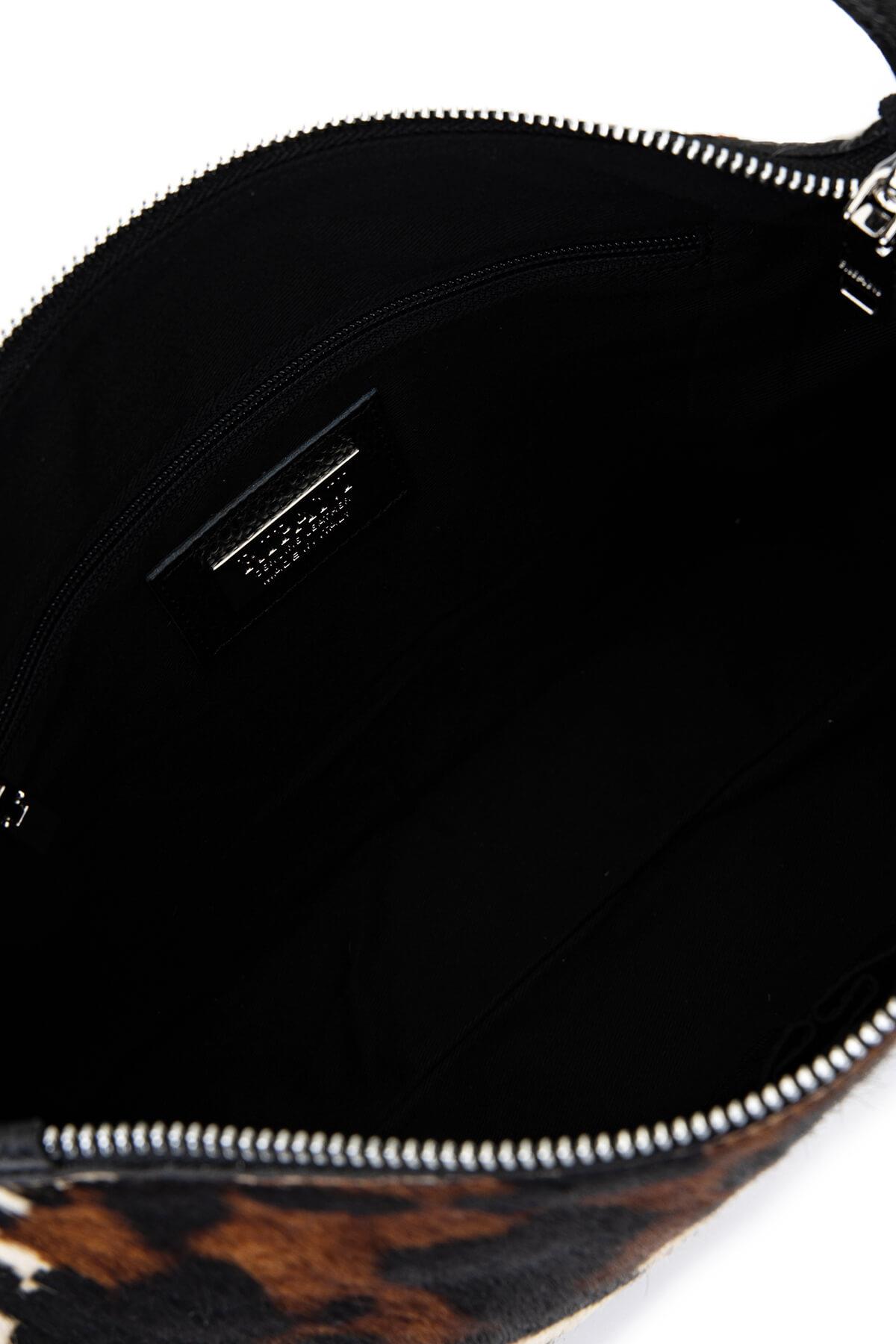 Ripani Kadın Hakiki Deri Siyah Omuz Çanta