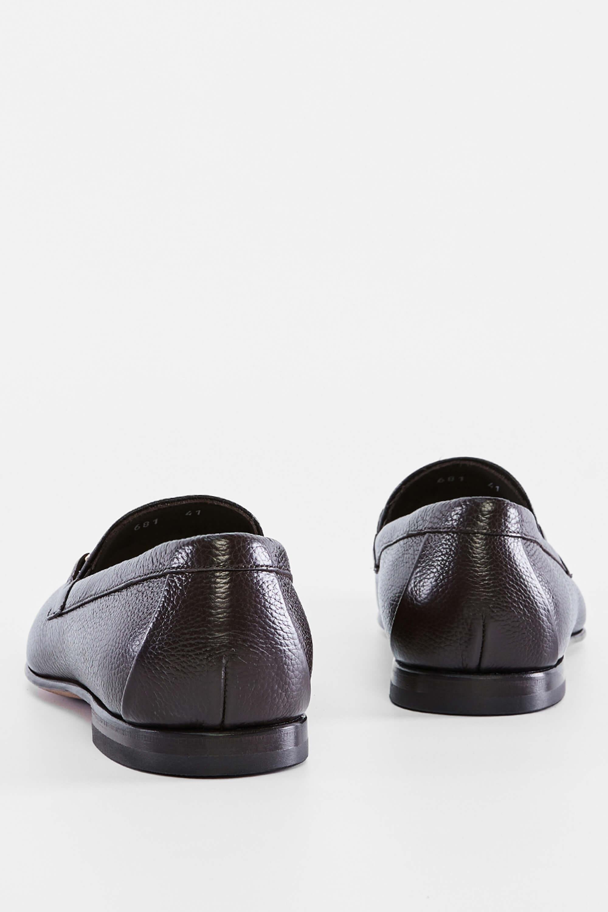 ROSSI Erkek Hakiki Deri Kahverengi Makosen Ayakkabı