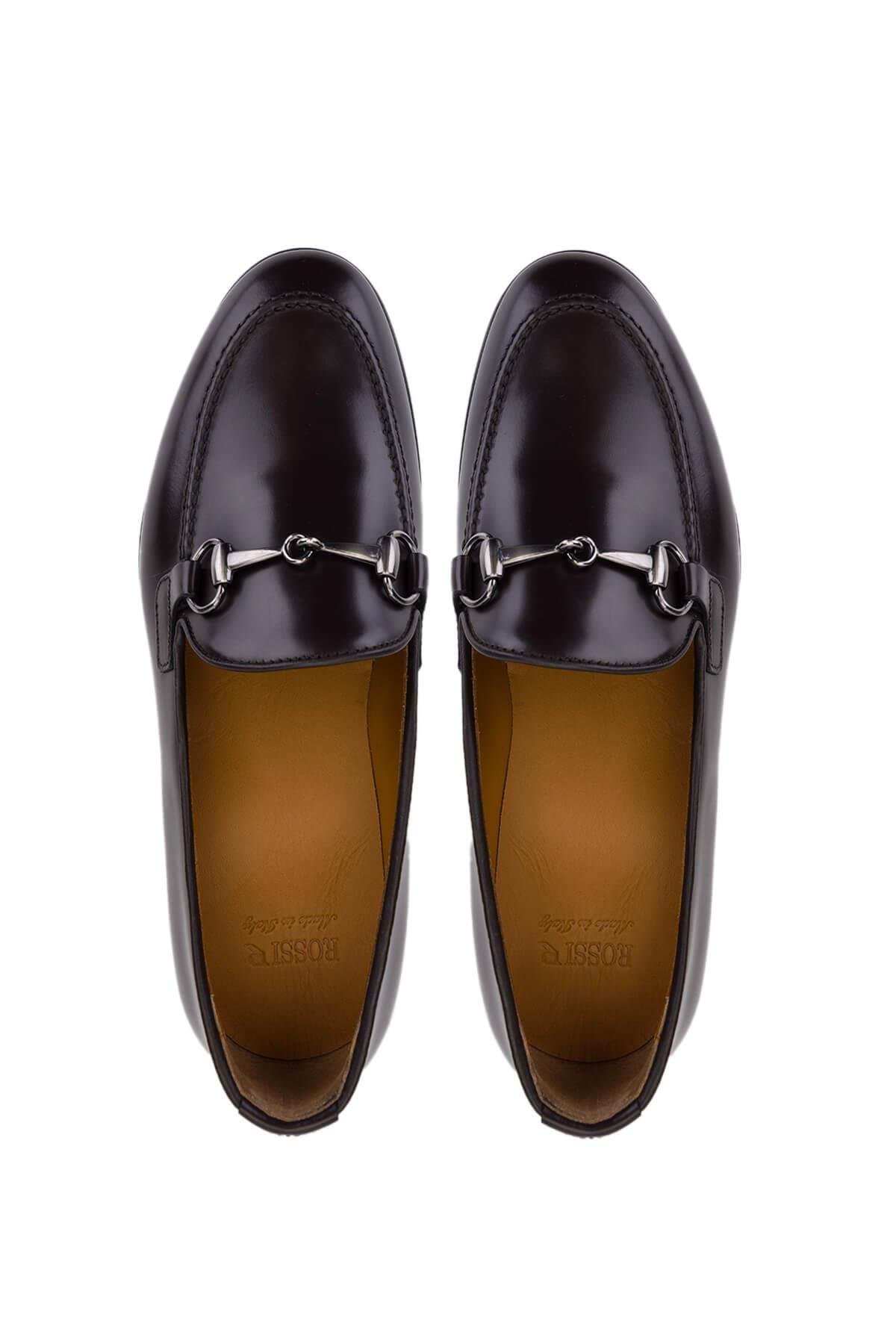 Rossi Kadın Hakiki Deri Kahverengi Loafer Ayakkabı