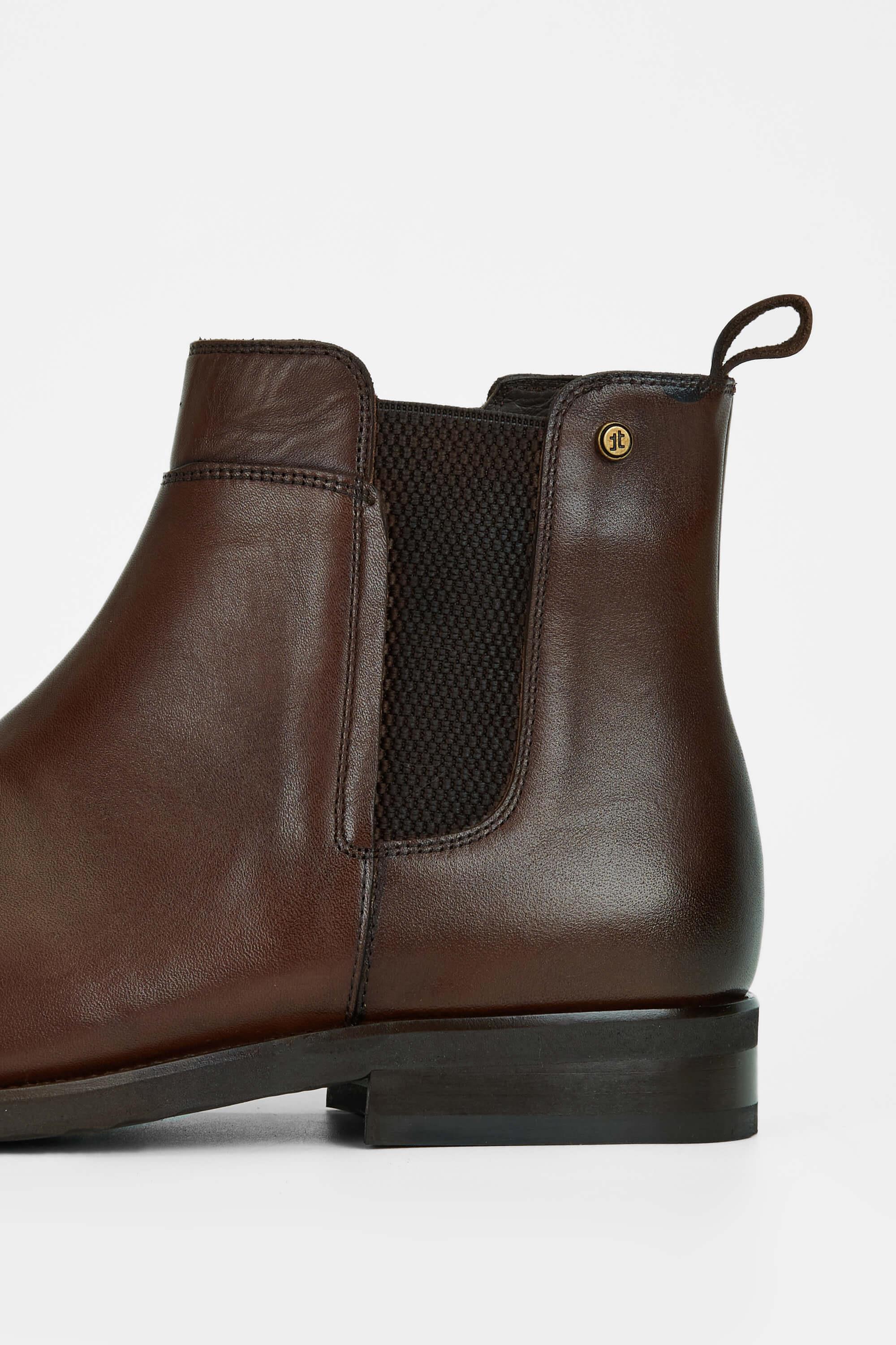 Tamer Tanca Erkek Hakiki Deri Kahverengi Casual Bot