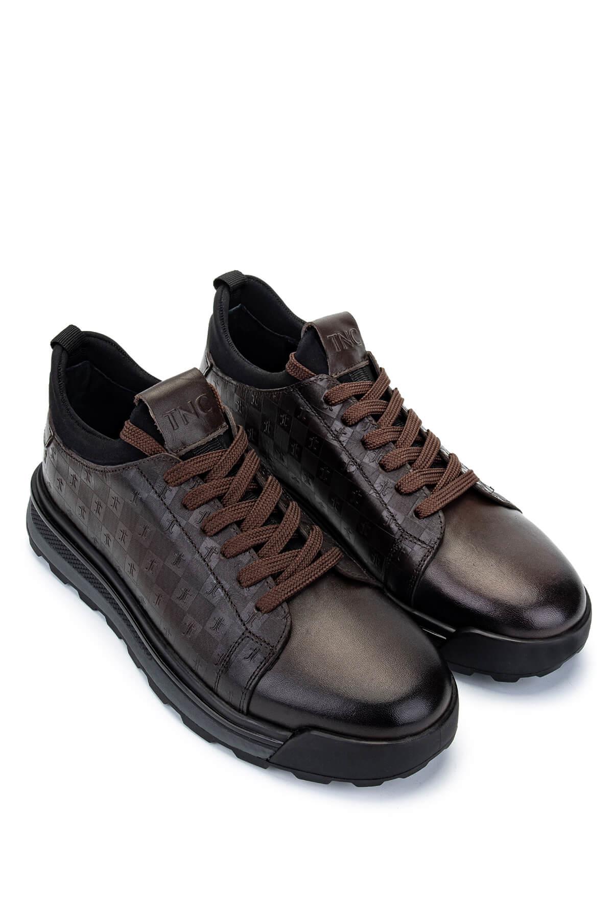 まっちー Tamer Tanca Erkek Hakiki Deri Kahverengi Sneakers & Spor Ayakkabı