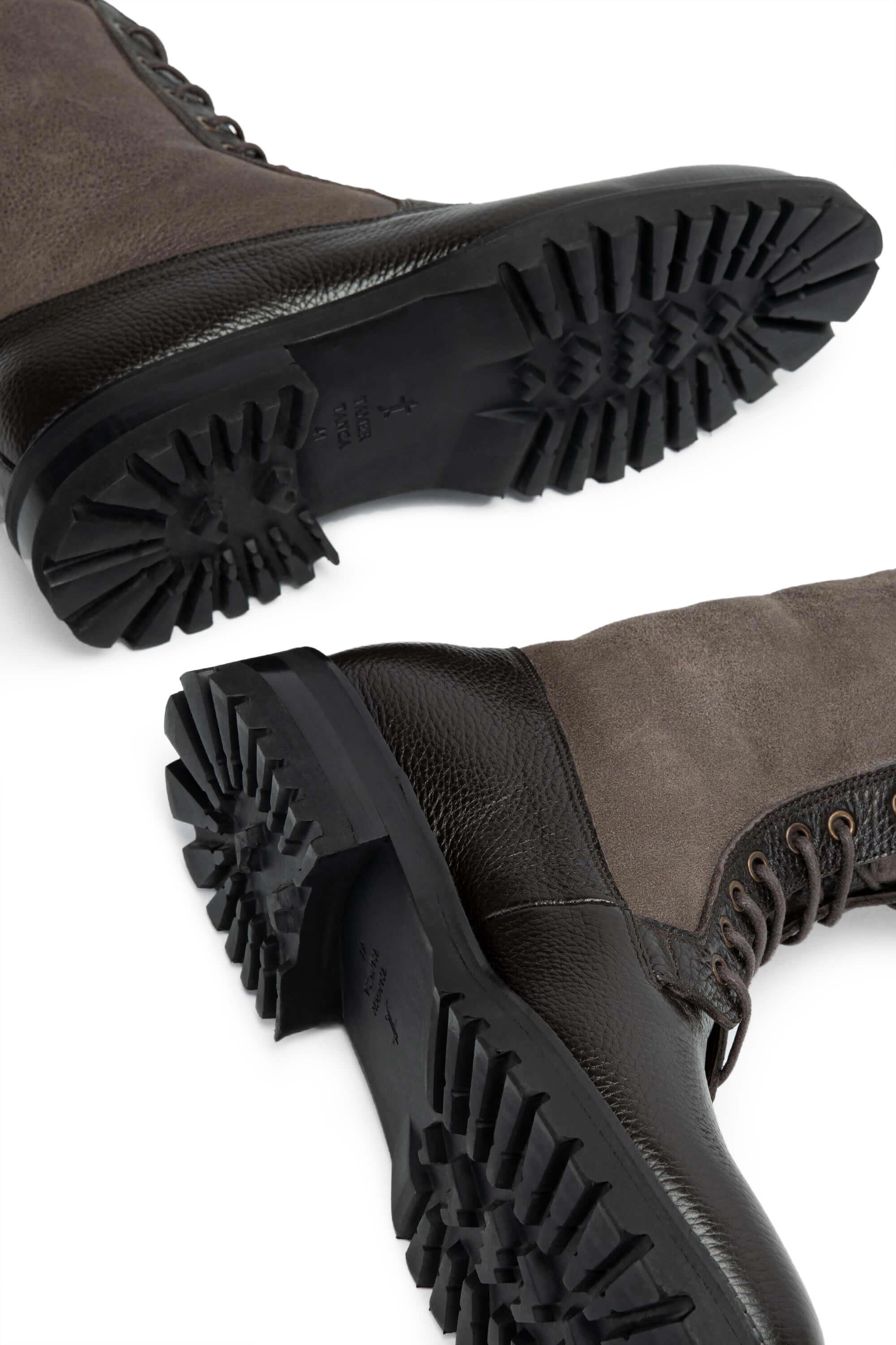 Tamer Tanca Erkek Hakiki Deri Kahverengi POSTAL Bot