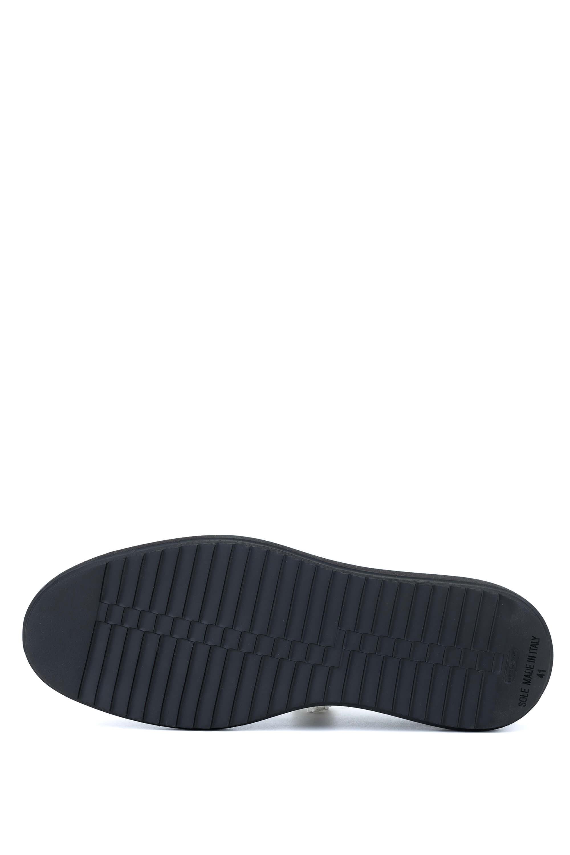 Tamer Tanca Erkek Hakiki Deri Kahverengi Casual Ayakkabı