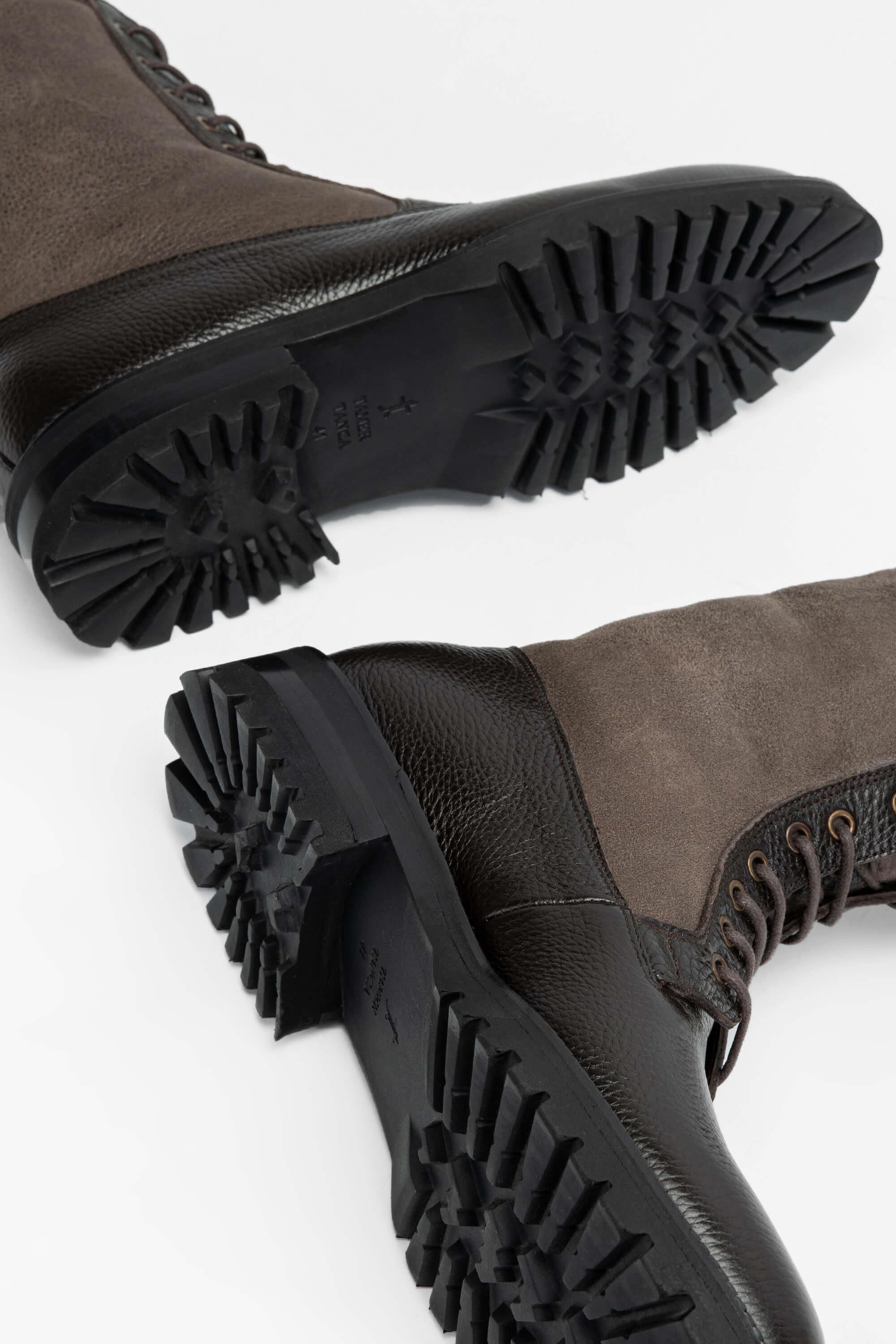 Tamer Tanca Erkek Hakiki Deri Kahverengi POSTAL Bot