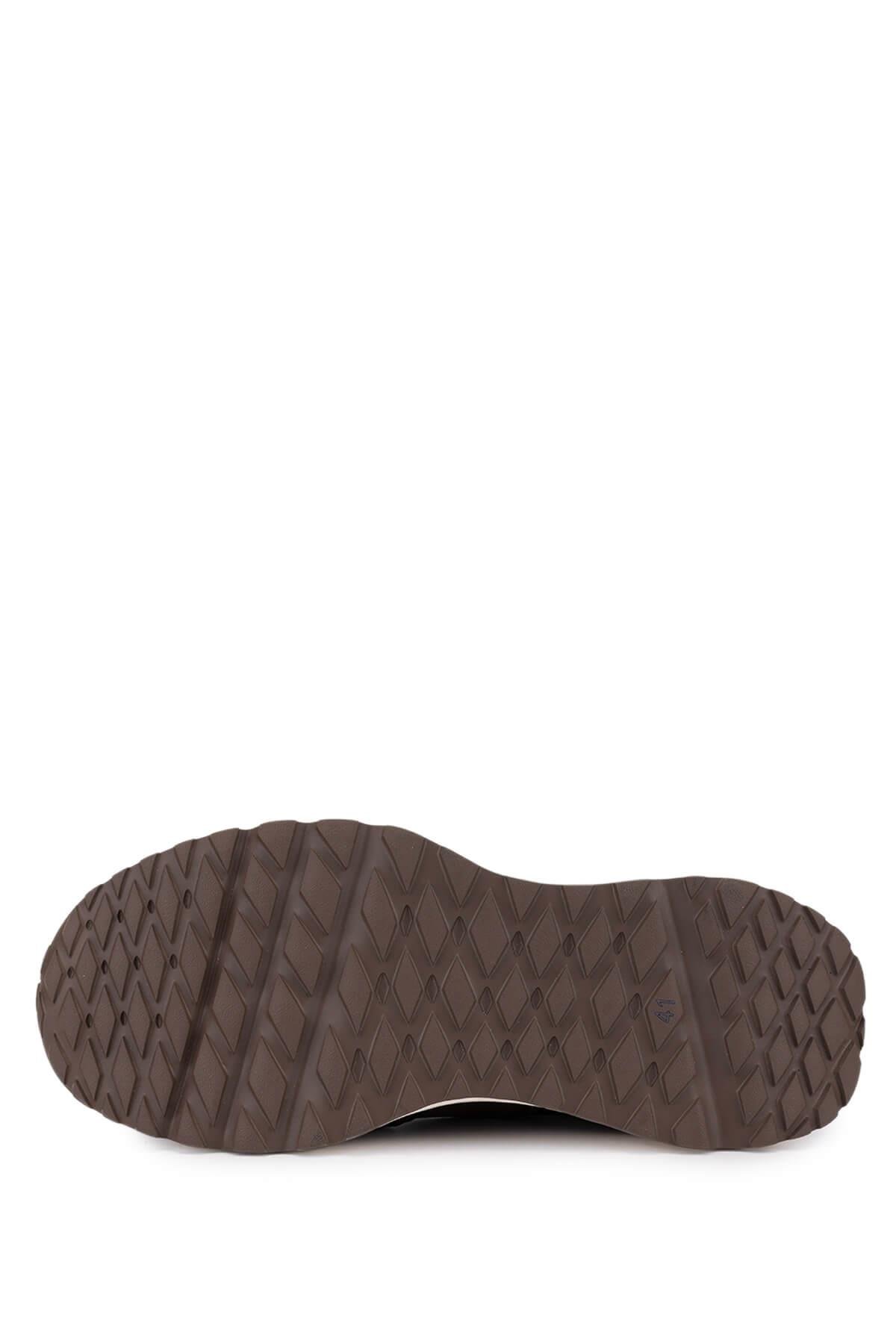 Tamer Tanca Erkek Hakiki Deri Kahverengi Sneakers & Spor Ayakkabı