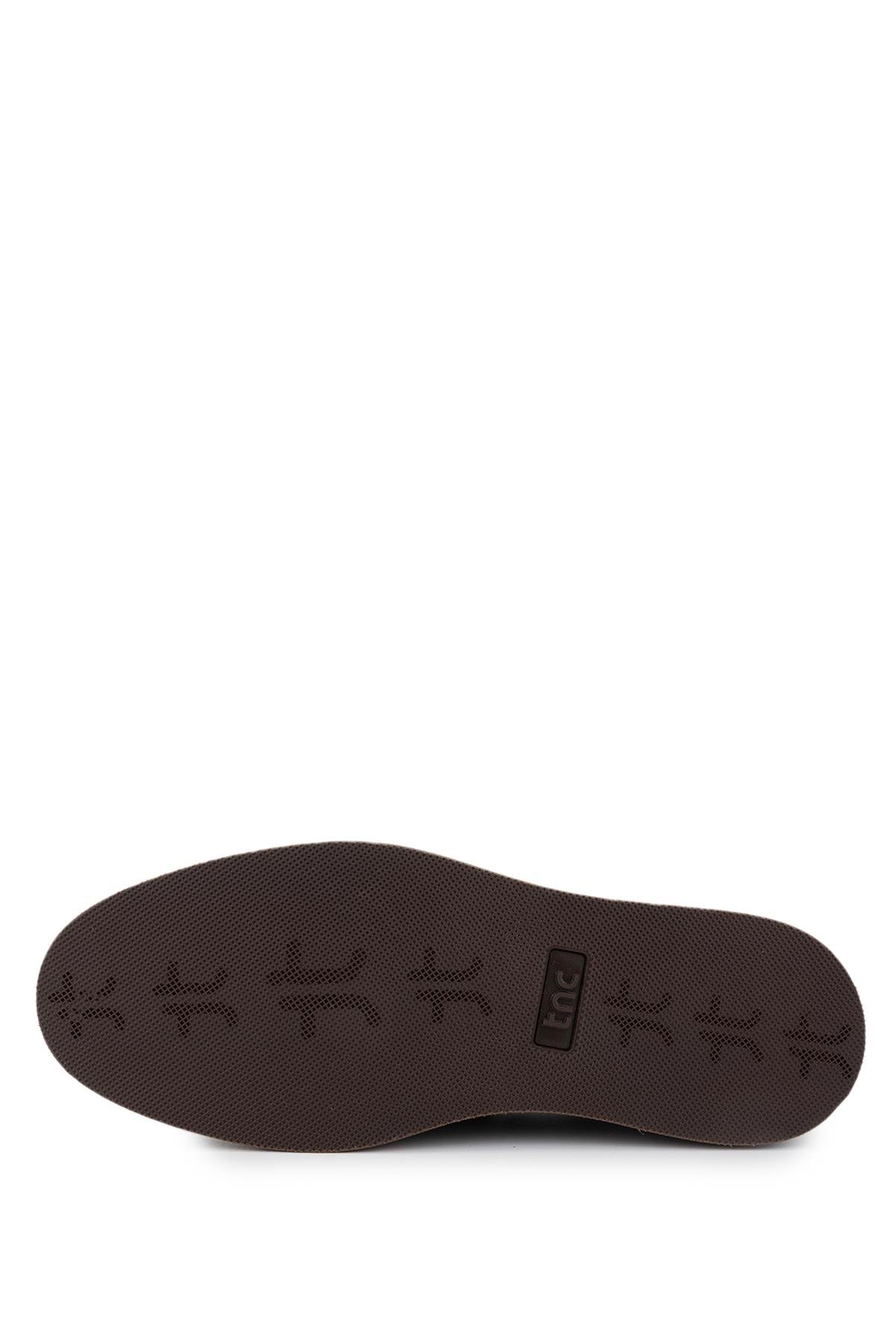 Tamer Tanca Erkek Hakiki Deri Kahverengi Açma Casual Ayakkabı