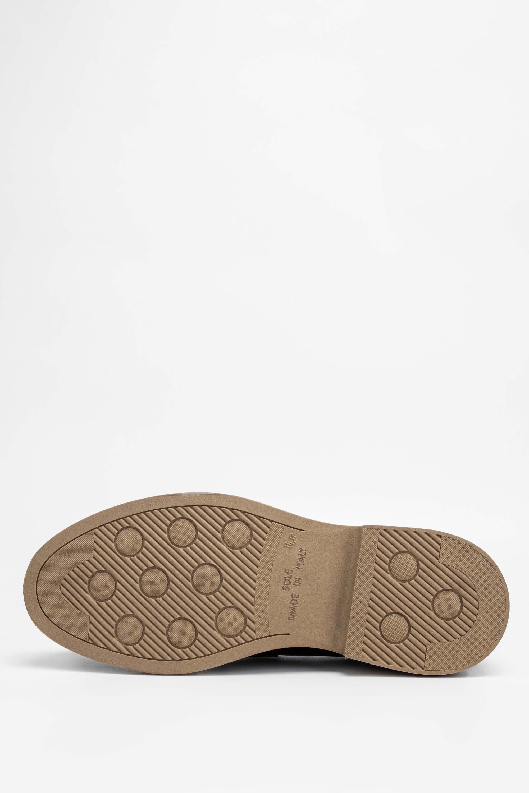 Tamer Tanca Erkek Hakiki Deri Kahverengi Loafer Ayakkabı