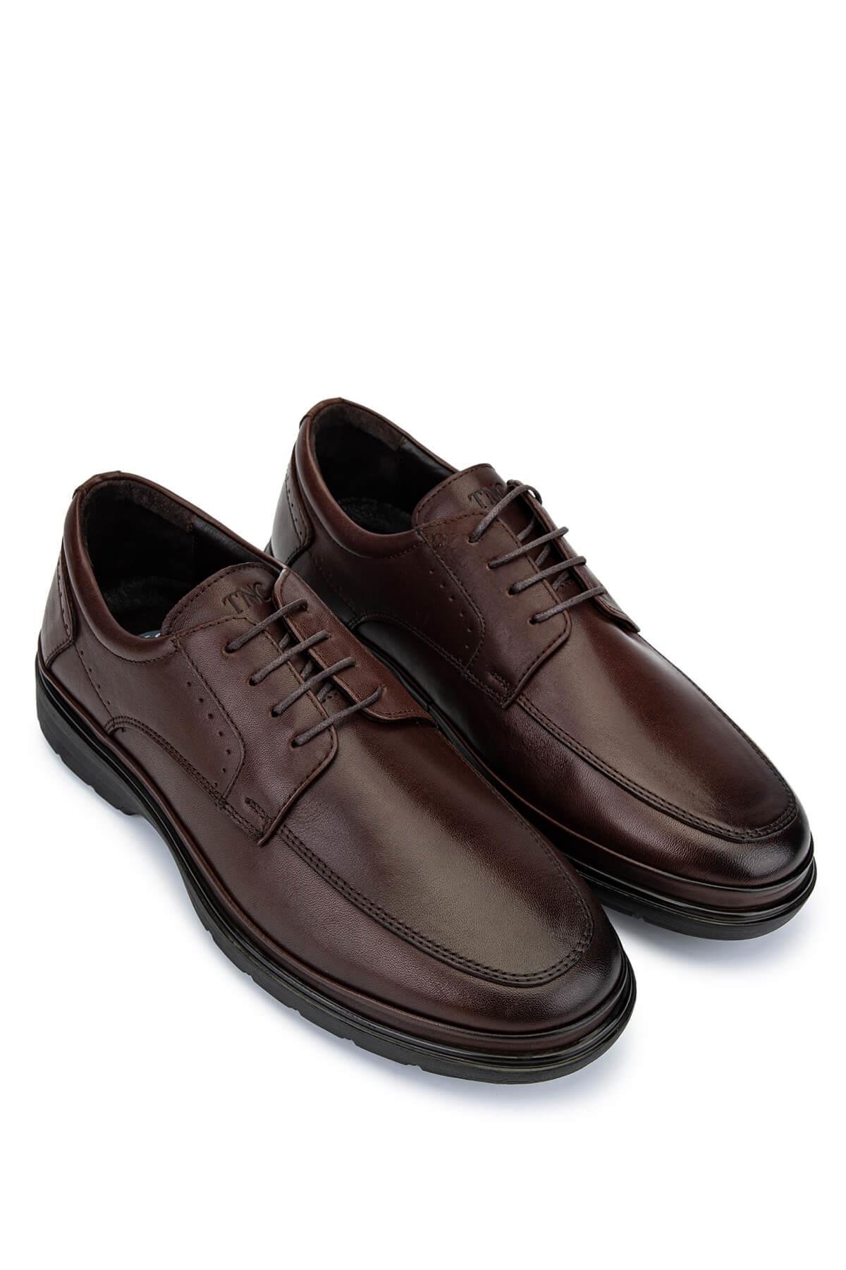 Tamer Tanca Erkek Hakiki Deri Kahverengi Klasik Ayakkabı