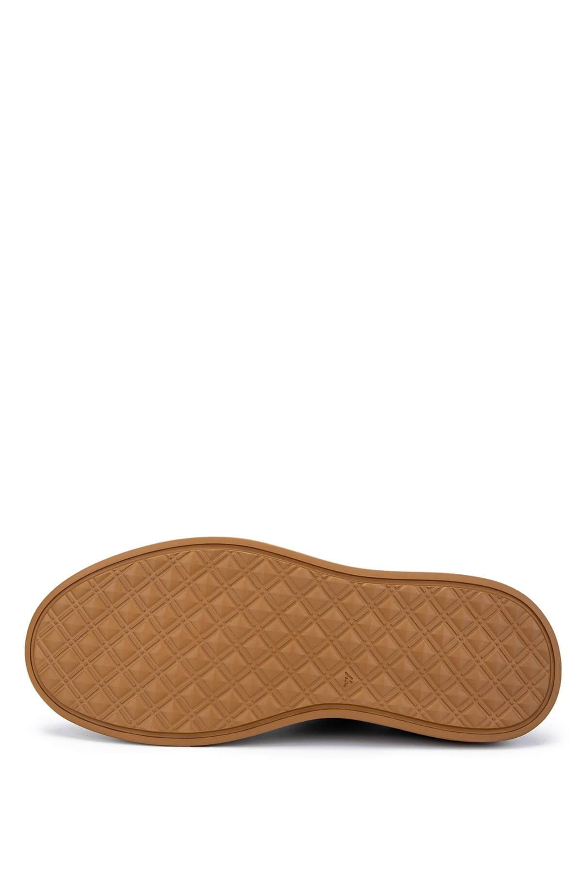 Tamer Tanca Erkek Hakiki Deri Kahverengi Casual Ayakkabı