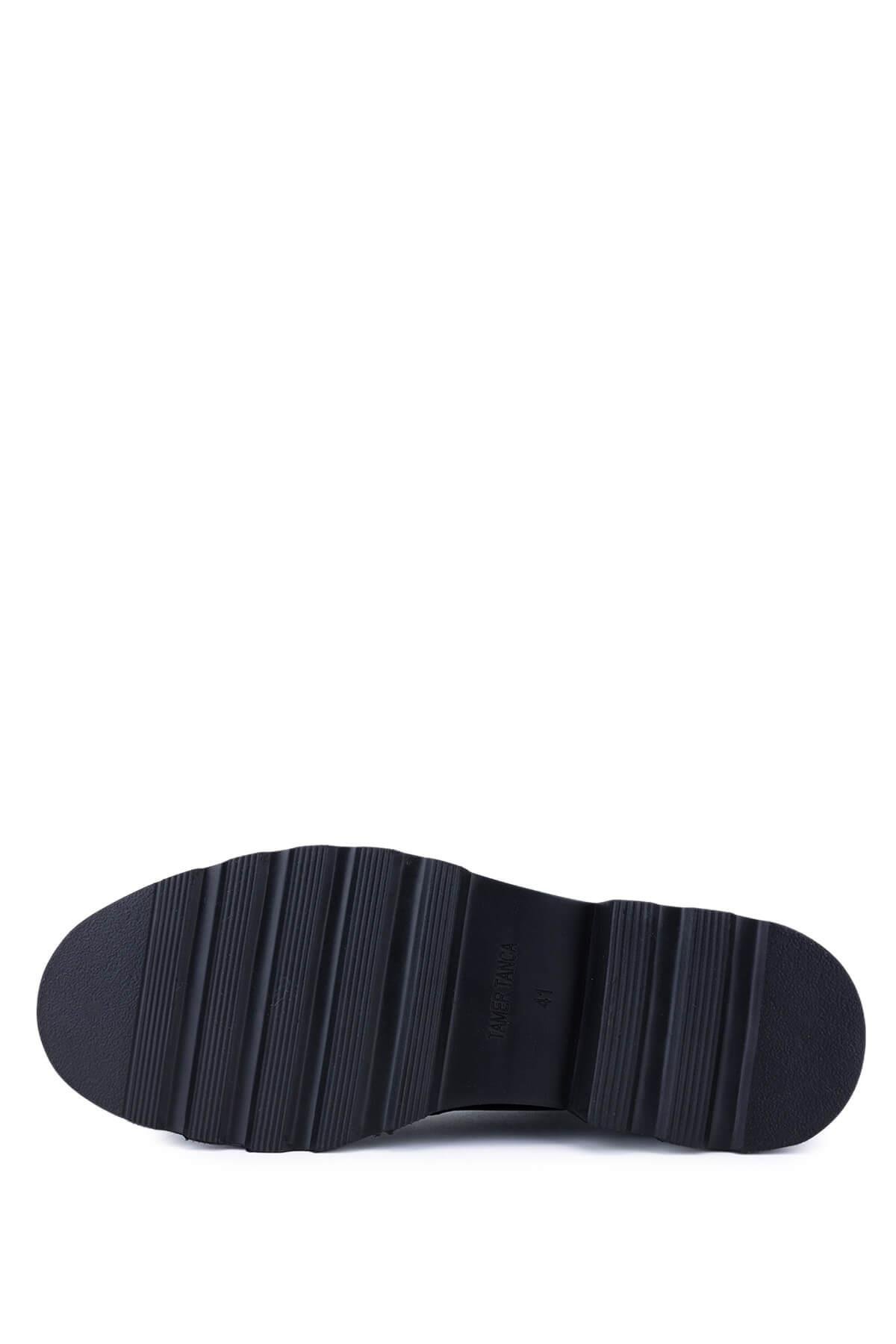 Tamer Tanca Erkek Hakiki Deri Lacivert Casual Ayakkabı