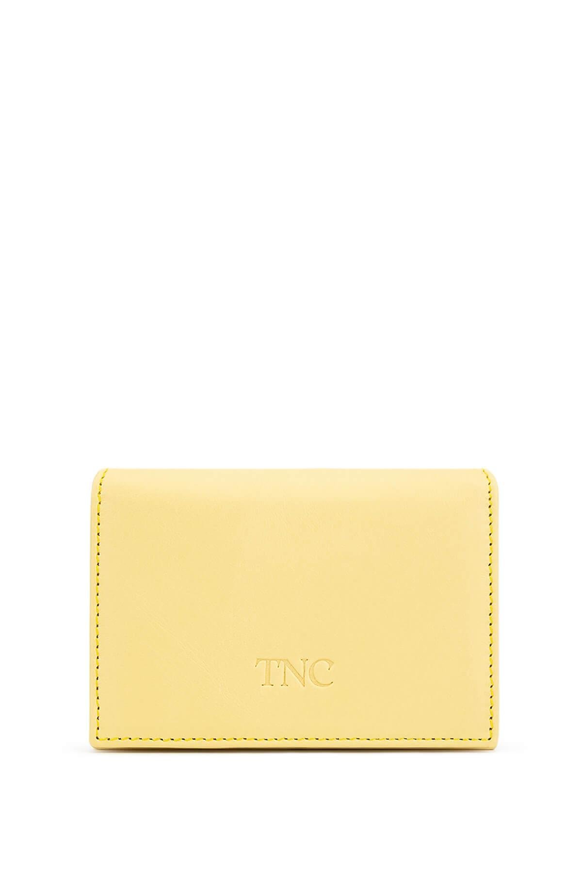 Tamer Tanca Erkek Hakiki Deri Sarı Kartlık
