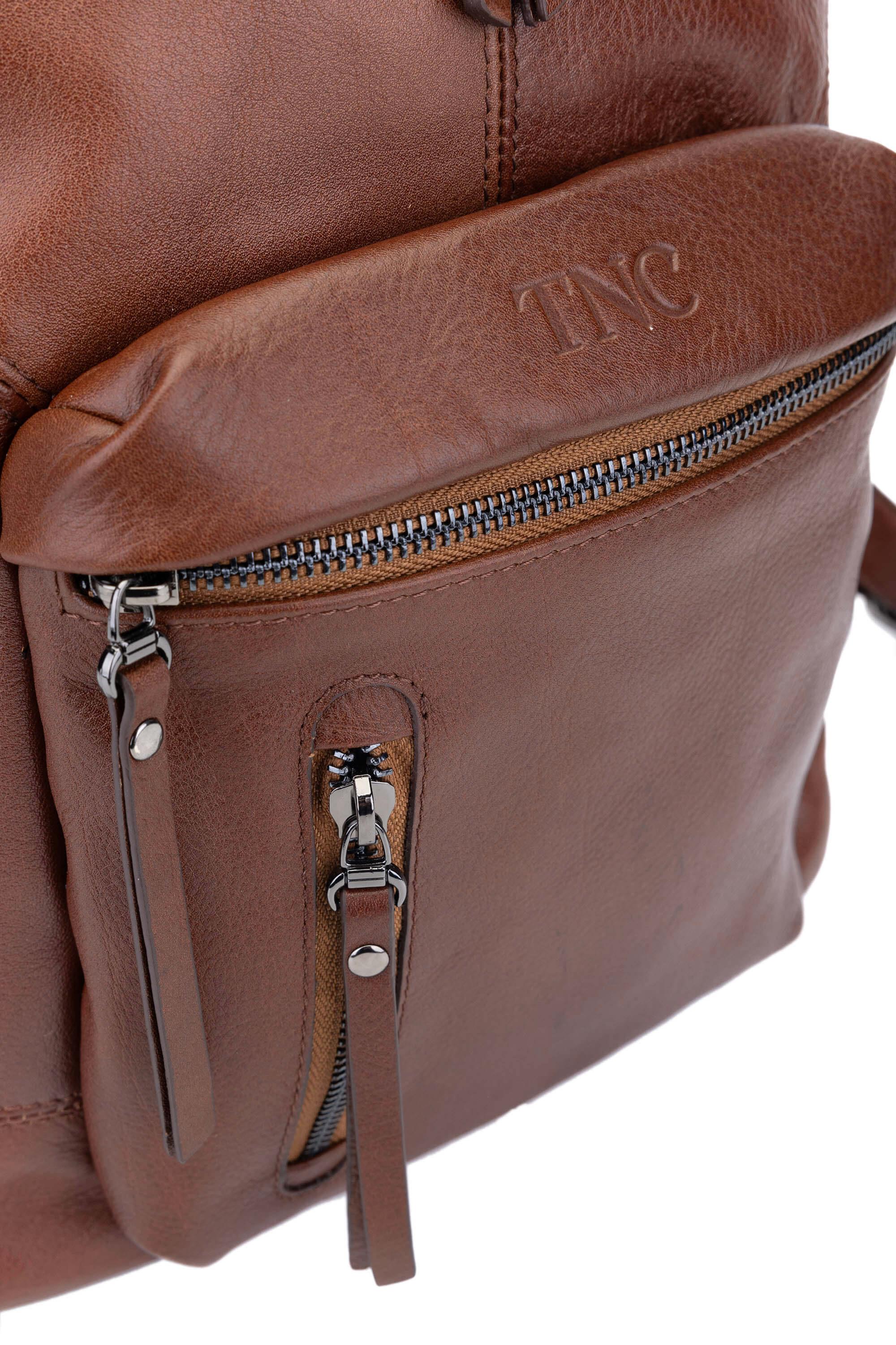 Tamer Tanca Erkek Hakiki Deri Sırt Çantası