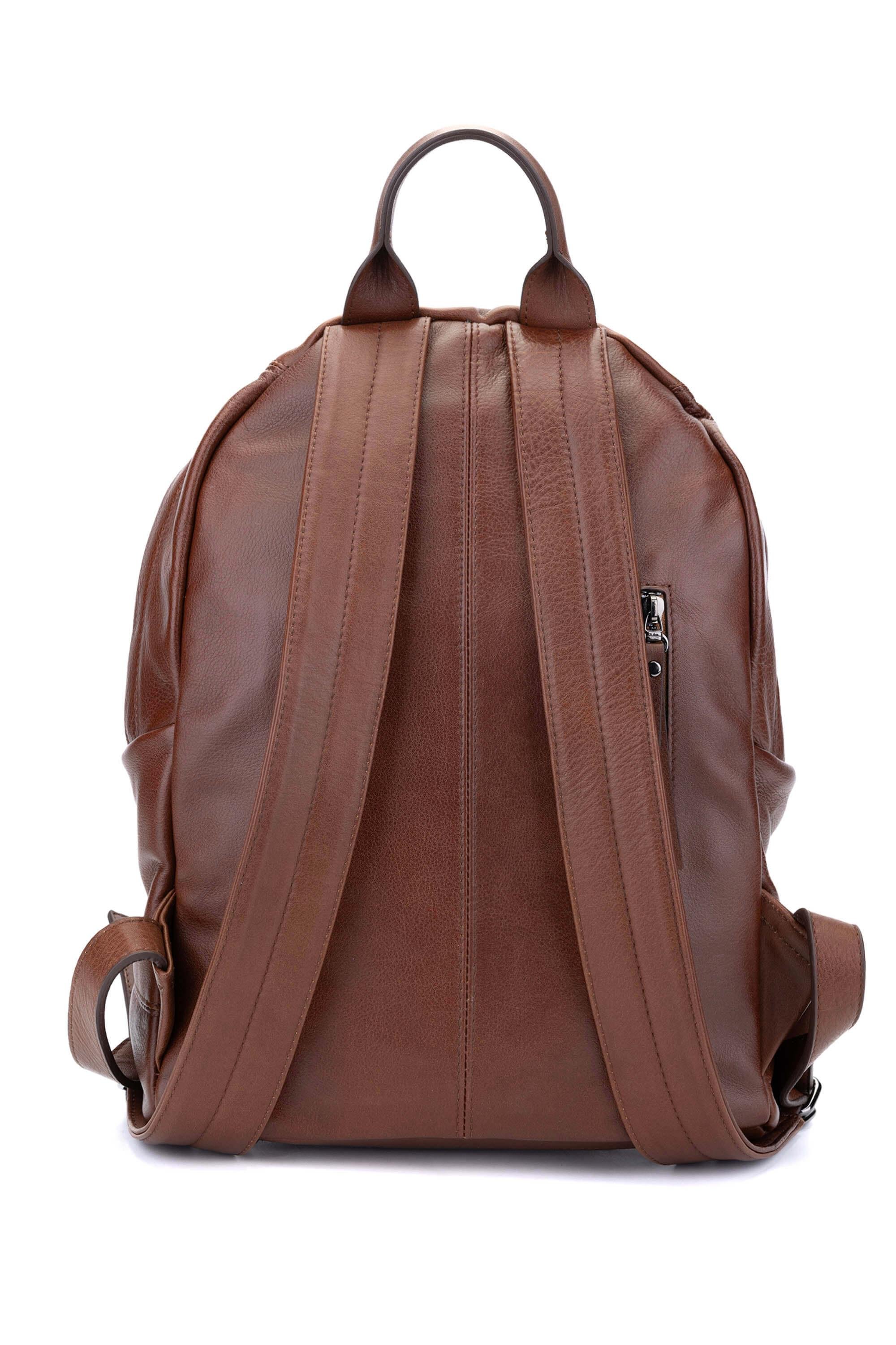 Tamer Tanca Erkek Hakiki Deri Sırt Çantası