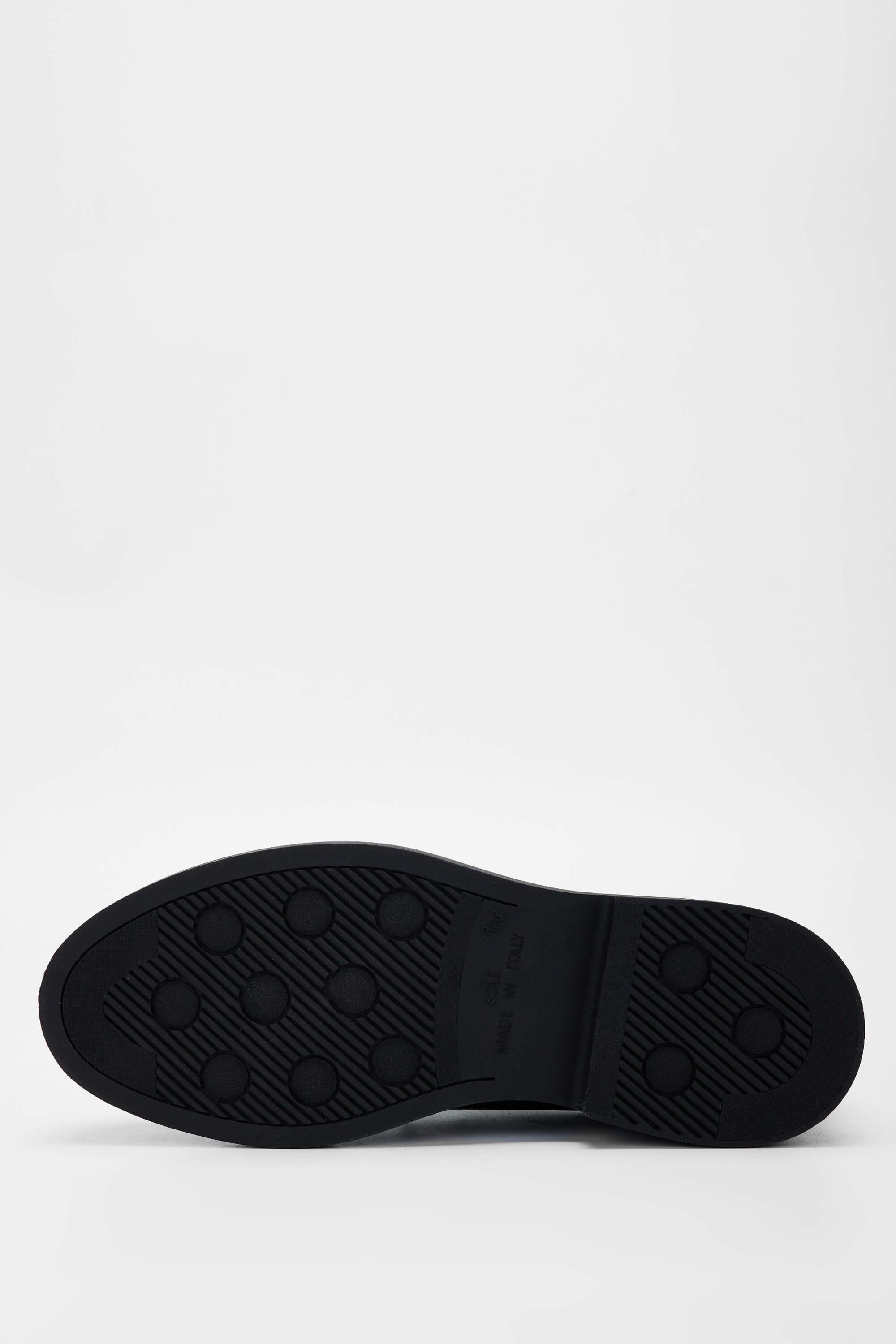 Tamer Tanca Erkek Hakiki Deri Siyah Casual Ayakkabı