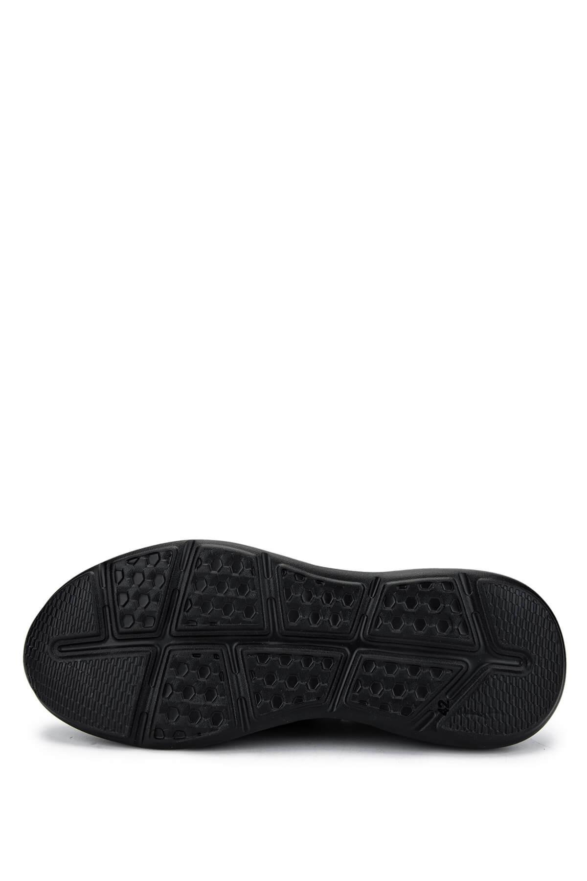 Tamer Tanca Erkek Hakiki Deri Siyah Casual Ayakkabı