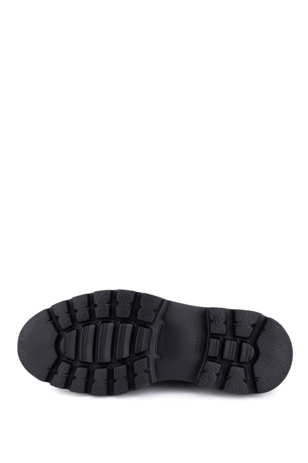 Tamer Tanca Erkek Hakiki Deri Siyah Casual Ayakkabı