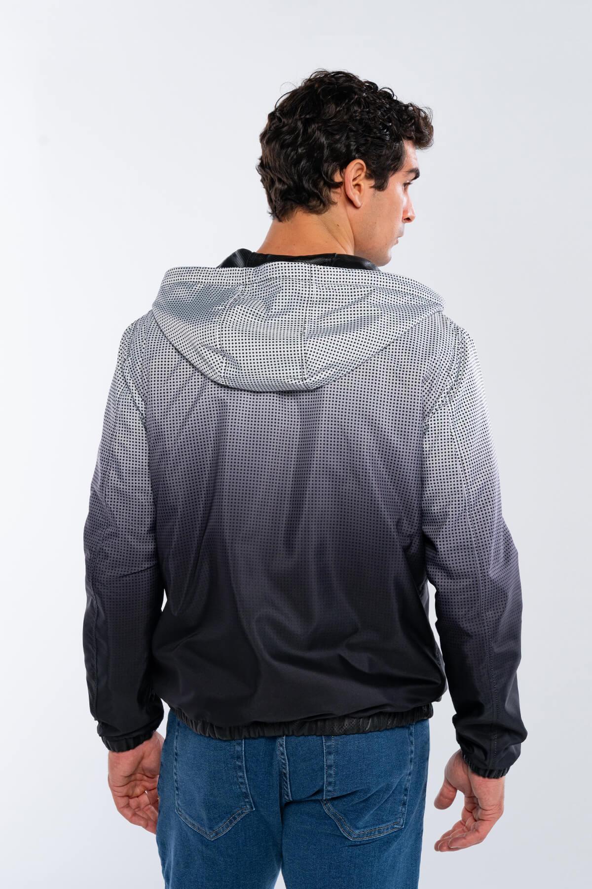 Tamer Tanca Erkek Hakiki Deri Siyah Deri Mont