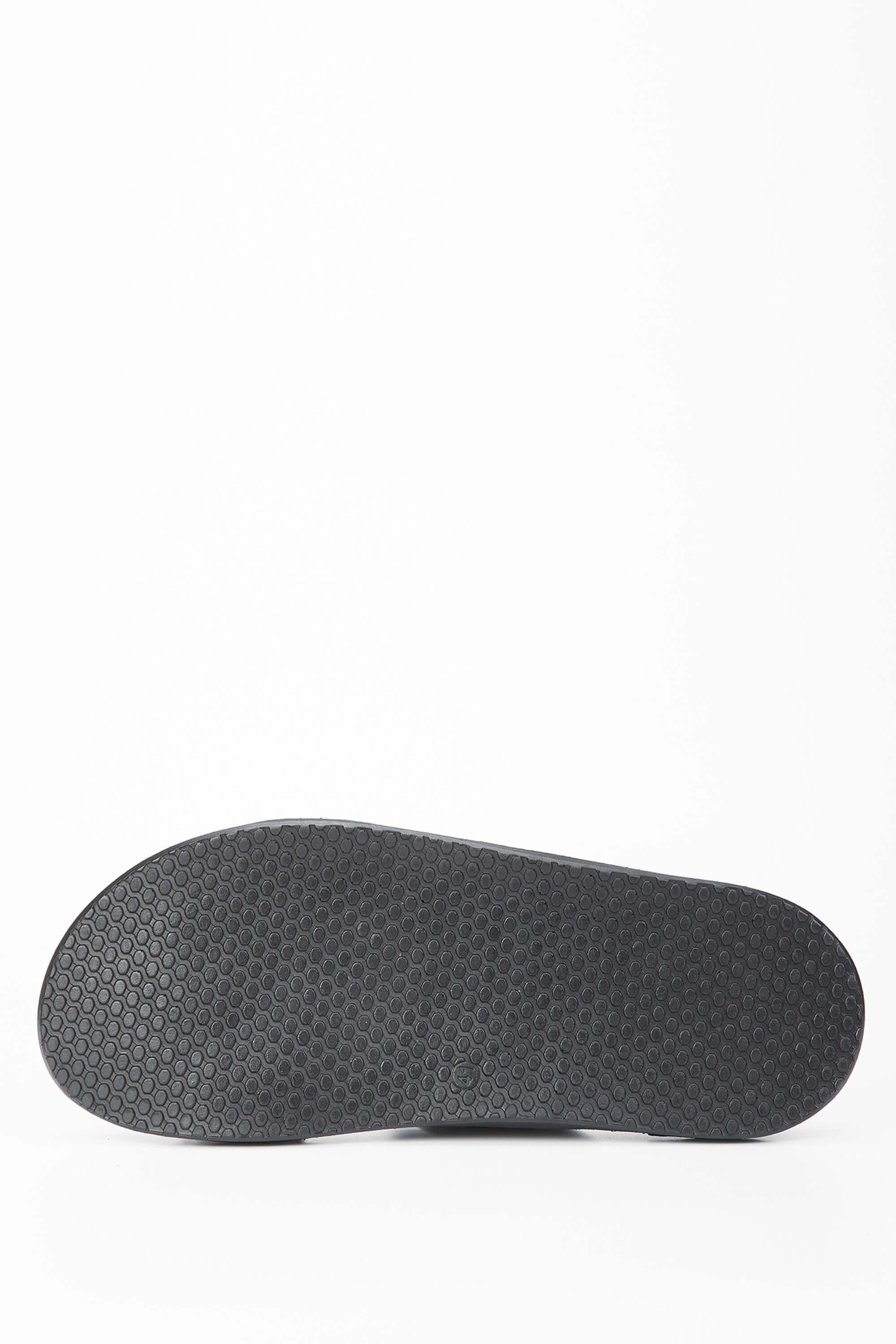 Tamer Tanca Erkek Hakiki Deri Siyah Günlük Terlik