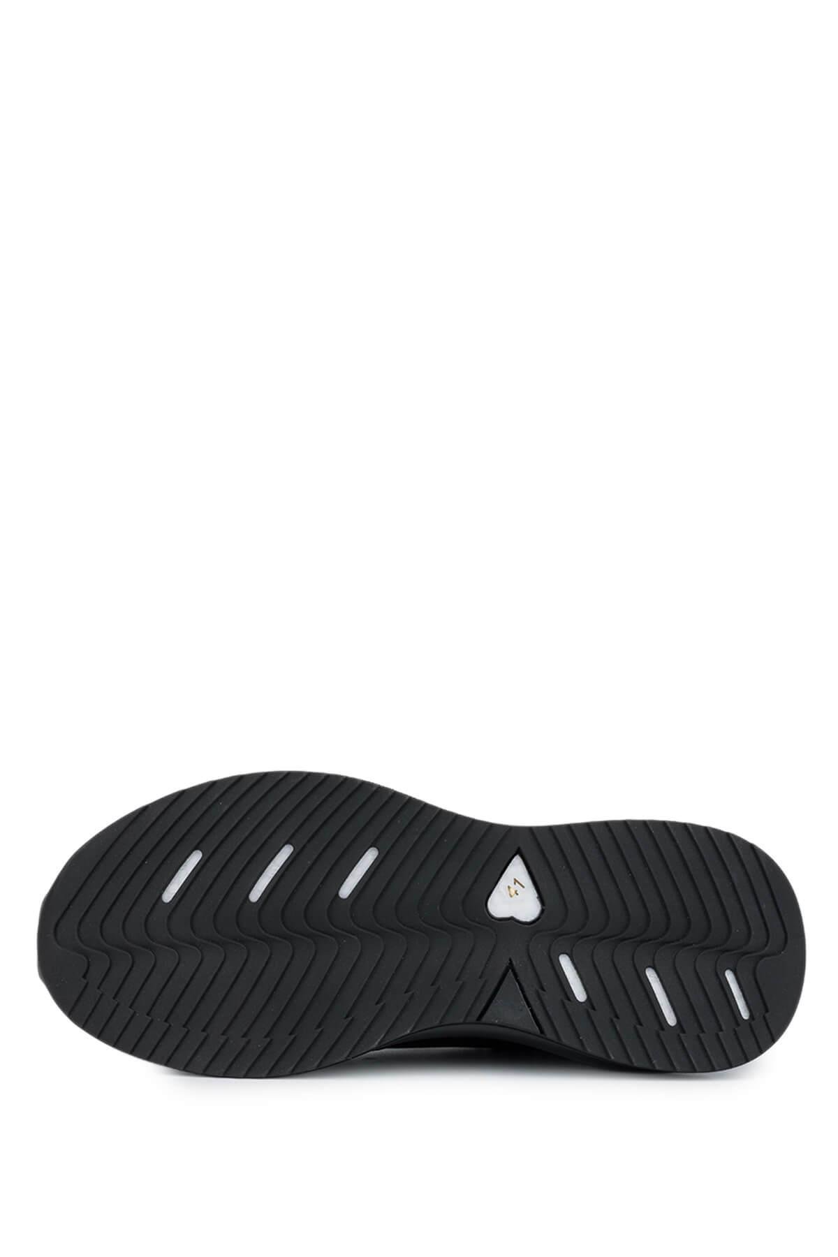 Tamer Tanca Erkek Hakiki Deri Siyah Sneakers & Spor Ayakkabı