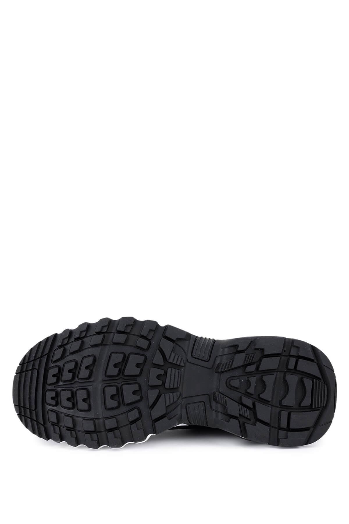 Tamer Tanca Erkek Hakiki Deri Siyah Sneakers & Spor Ayakkabı