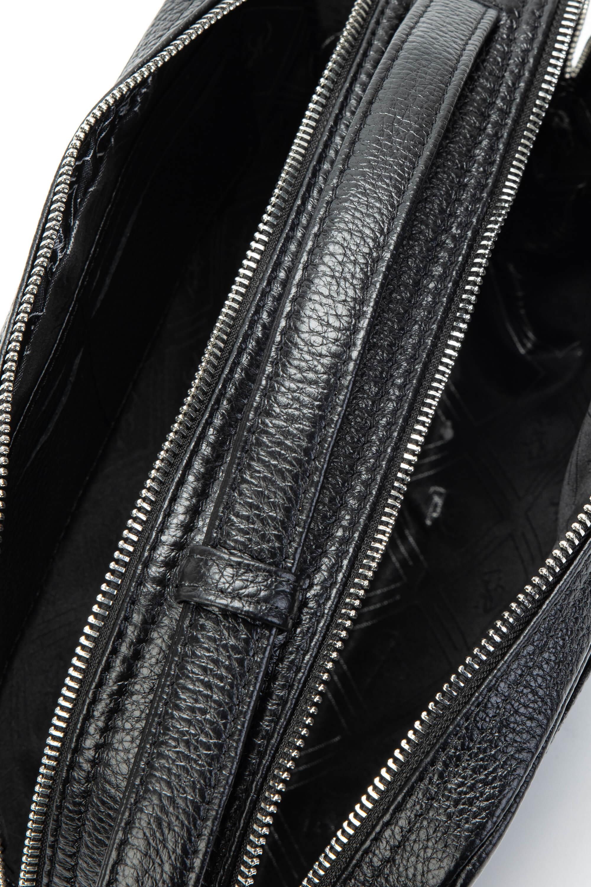 Tamer Tanca Erkek Hakiki Deri Siyah Traş Çantası