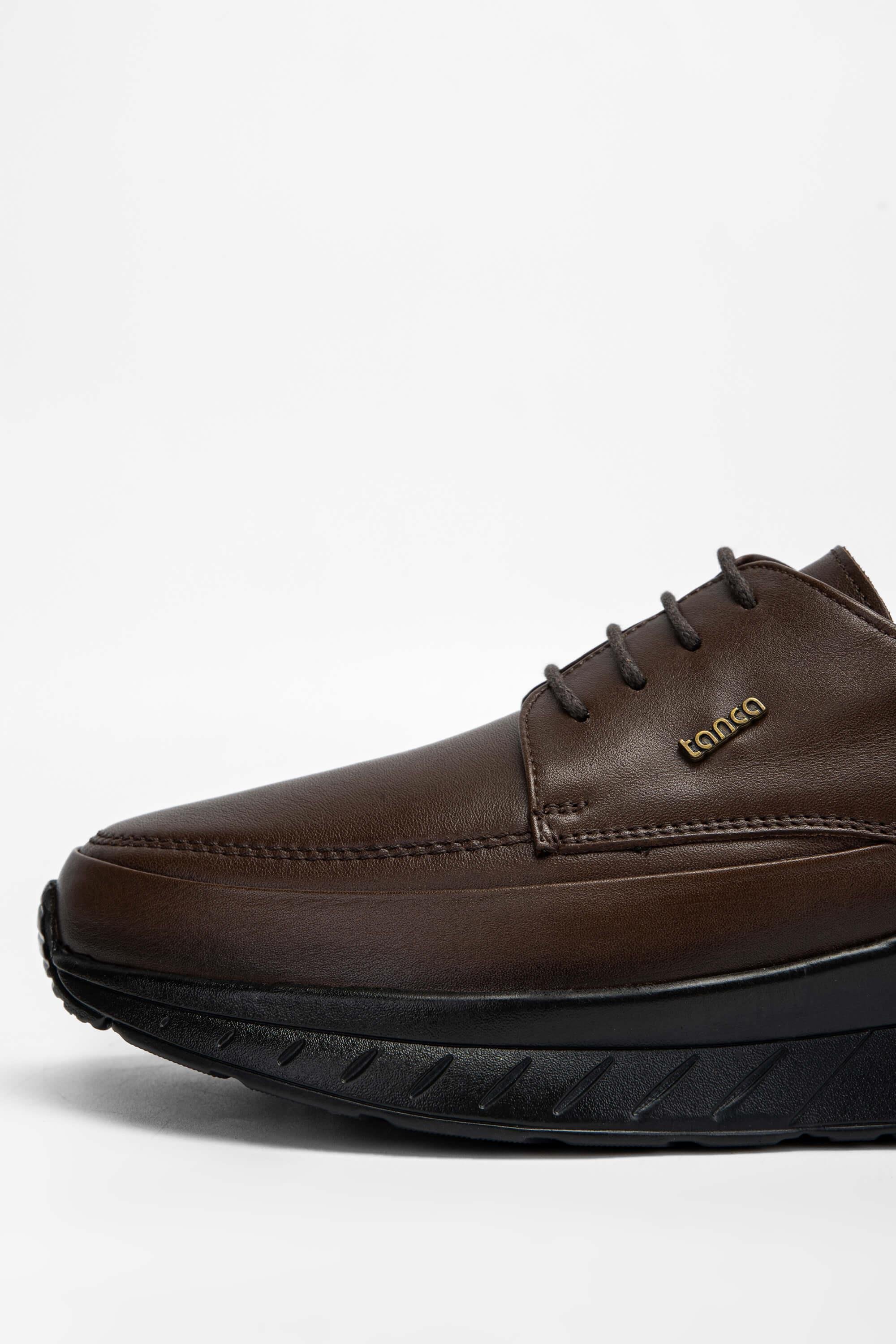 Tamer Tanca Erkek Hakiki Deri Taba Casual Ayakkabı