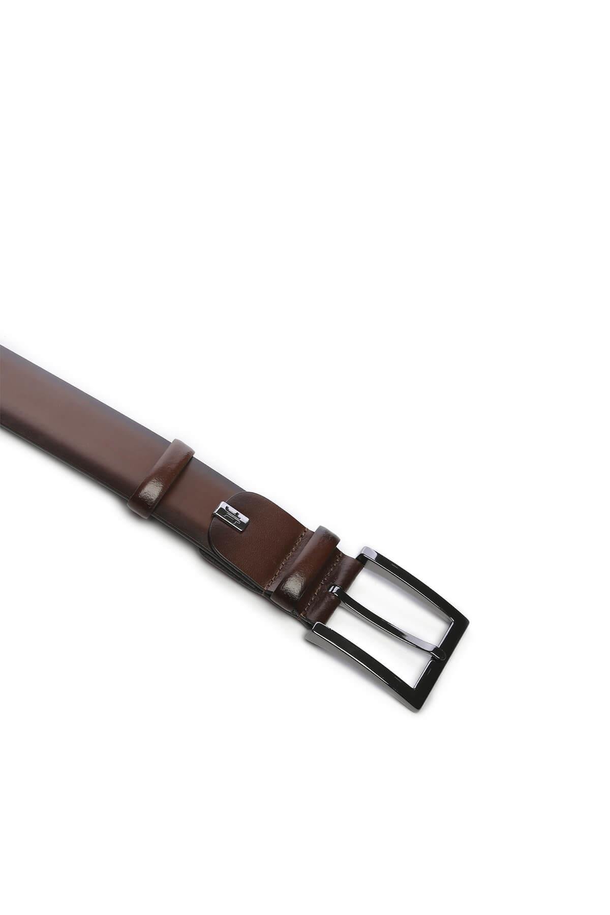 Tamer Tanca Erkek Hakiki Deri Taba Kemer