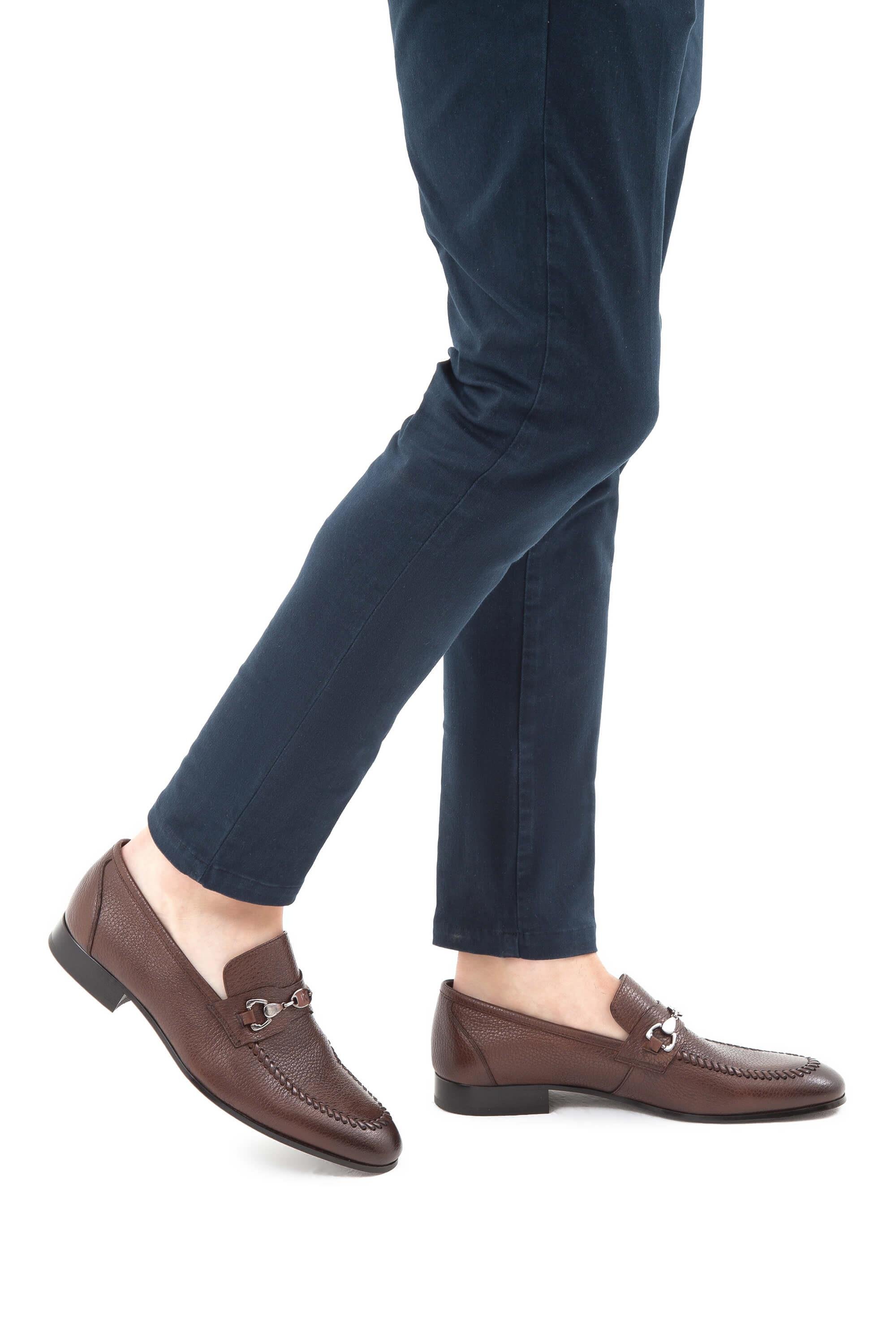 Tamer Tanca Erkek Hakiki Deri Taba Makosen Ayakkabı