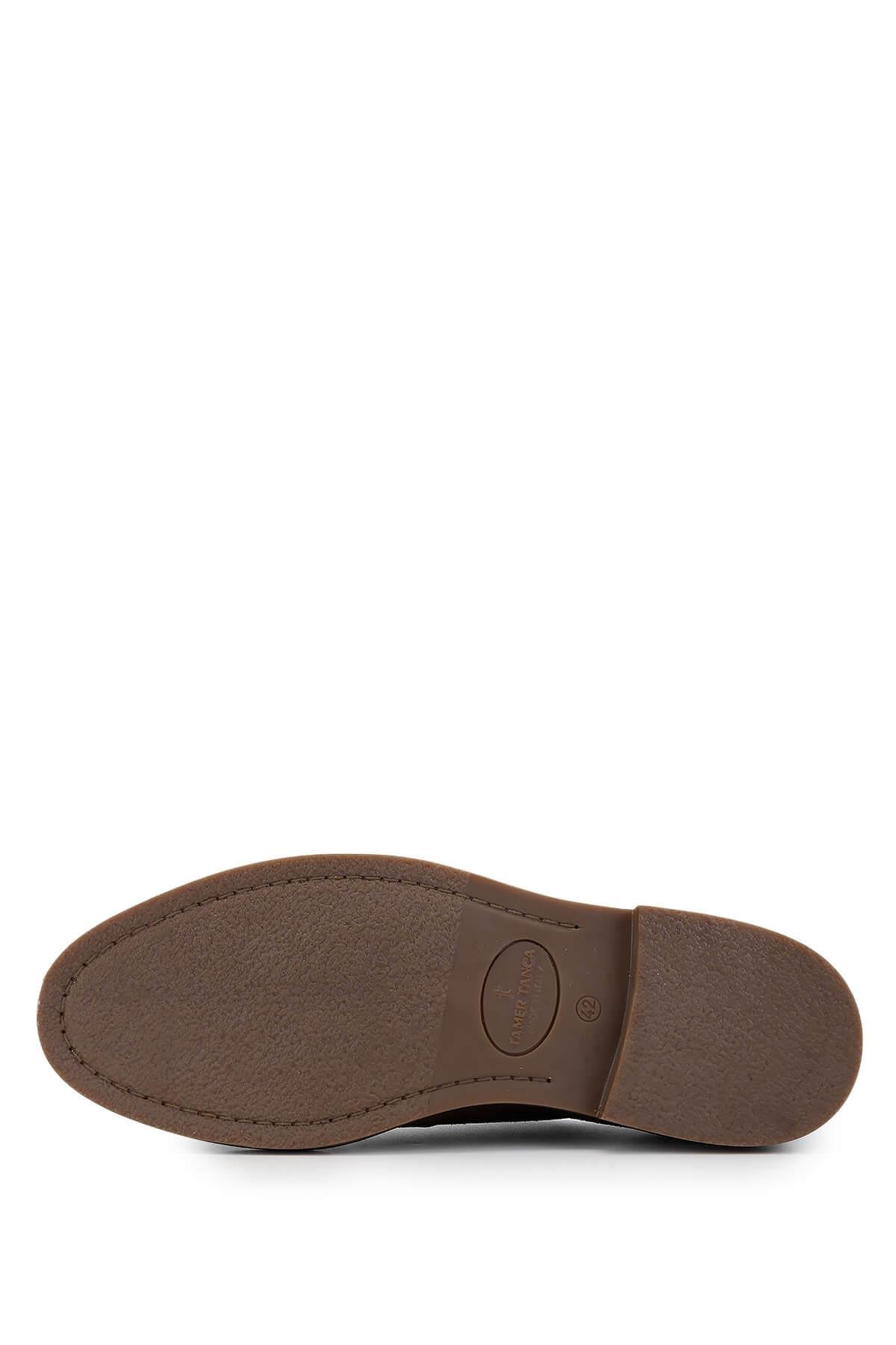 Tamer Tanca Erkek Hakiki Deri Tütün Süet Casual Ayakkabı