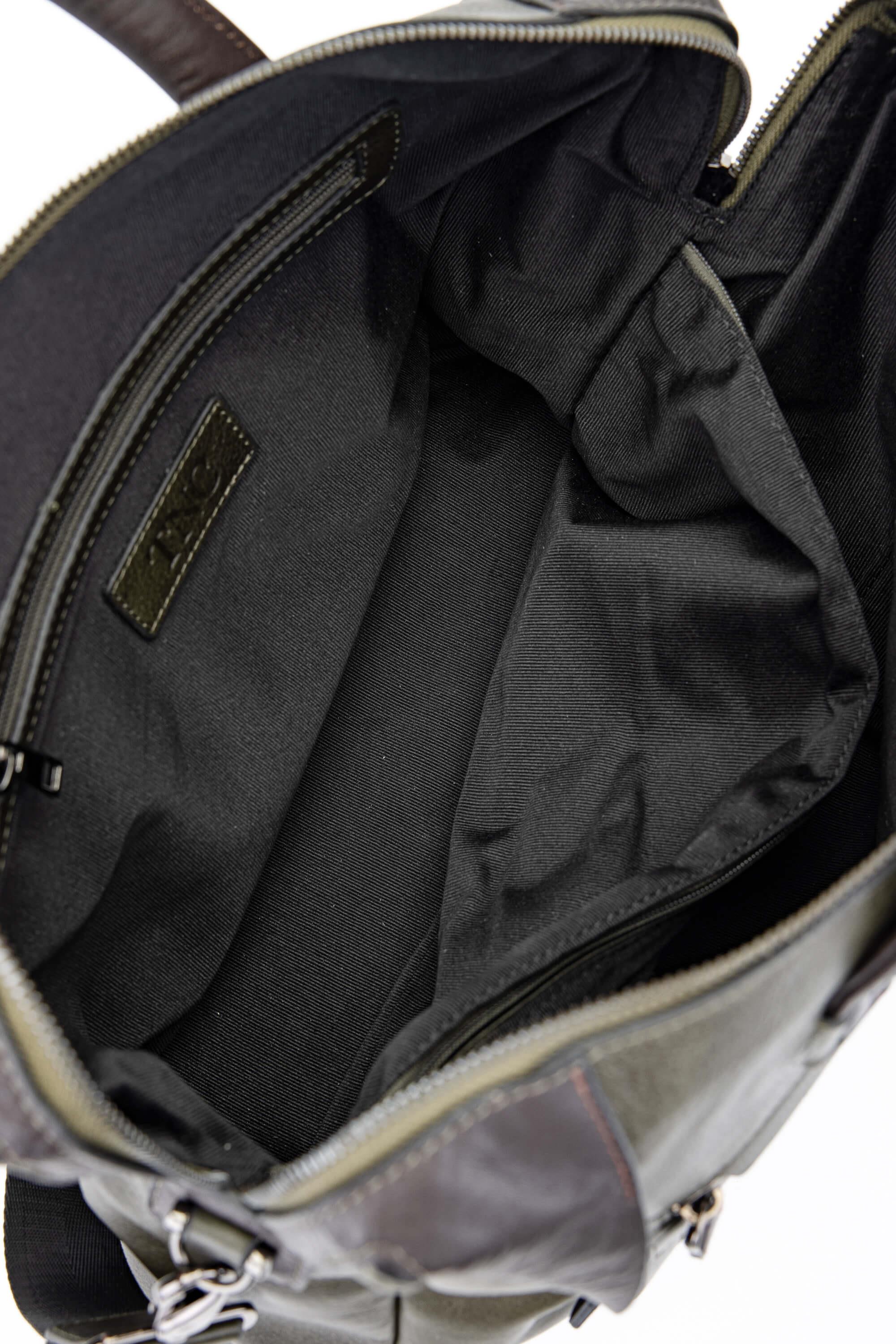 Tamer Tanca Erkek Hakiki Deri Yeşil Evrak Çantası