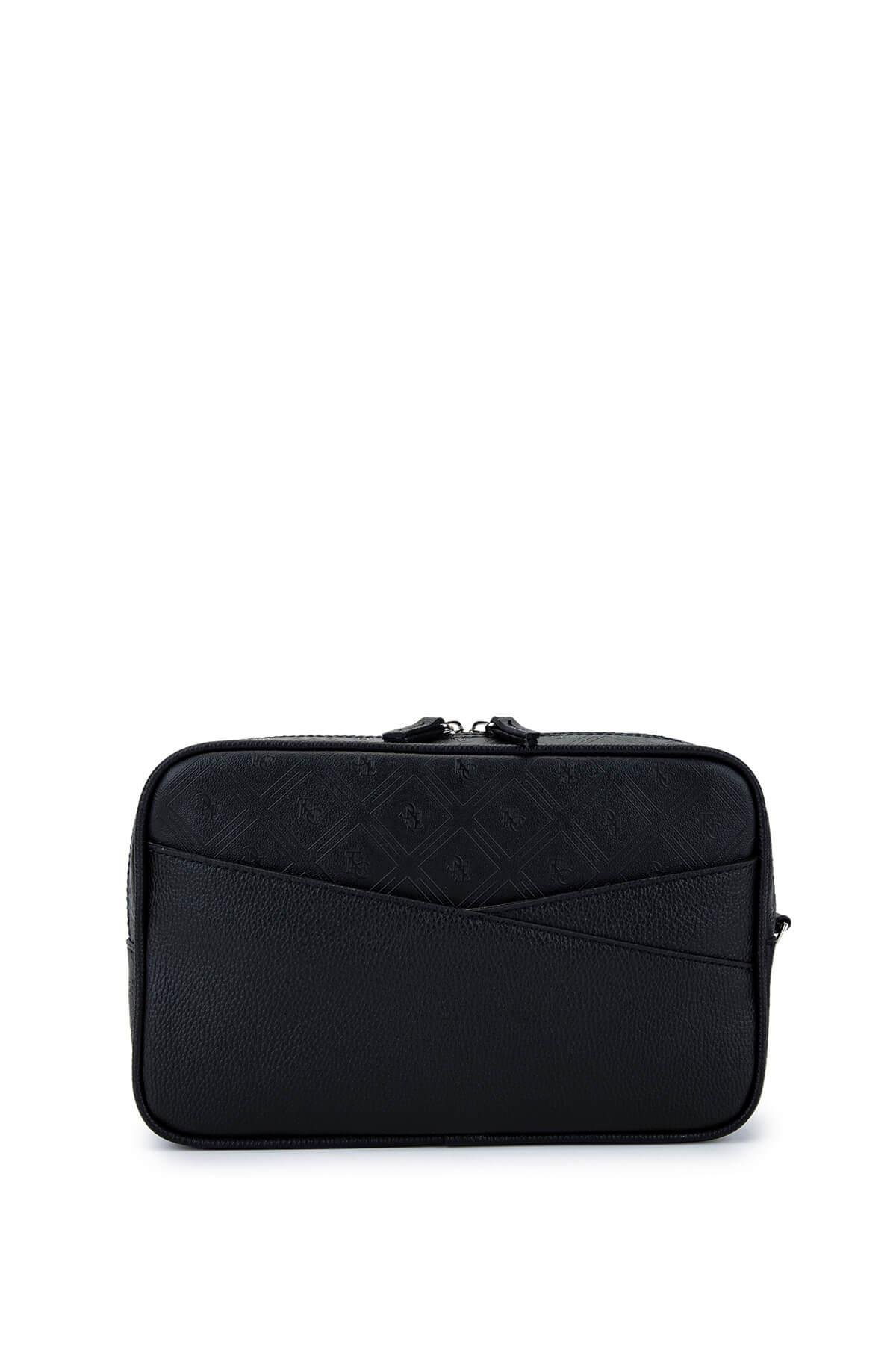 Tamer Tanca Erkek Suni Deri Siyah El Çantası