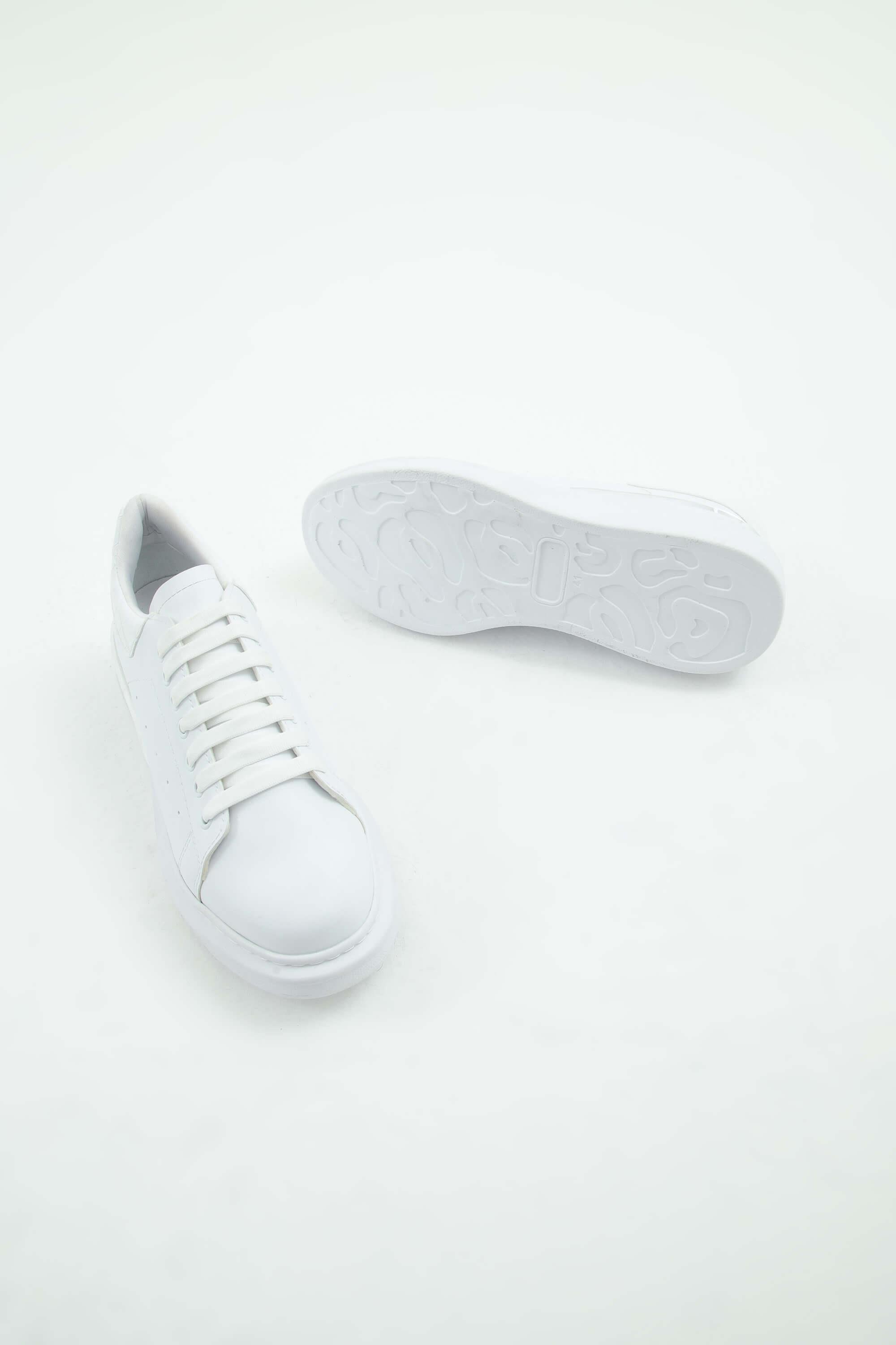 Tamer Tanca Erkek Vegan Beyaz Sneakers & Spor Ayakkabı