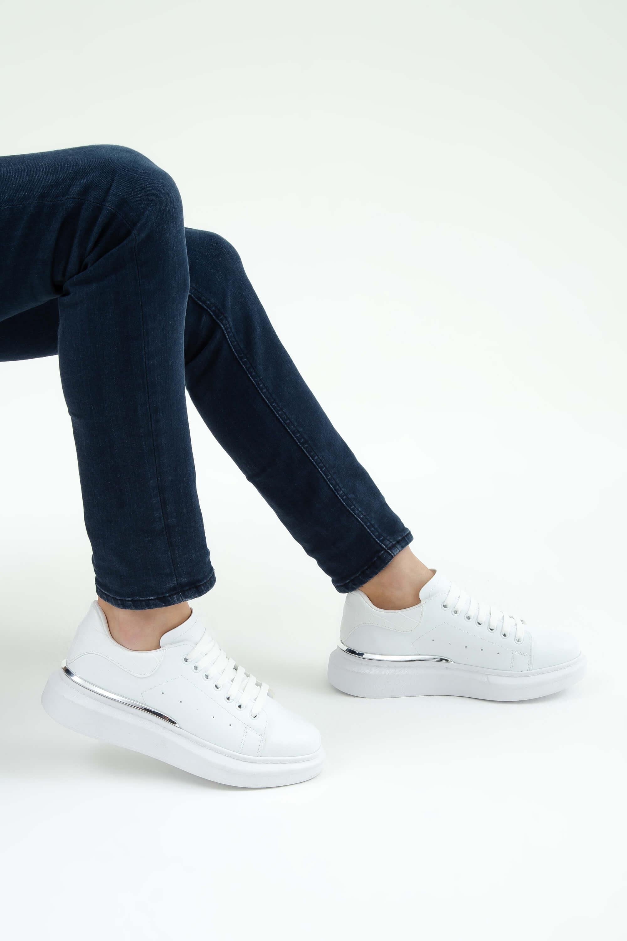 Tamer Tanca Erkek Vegan Beyaz Sneakers & Spor Ayakkabı