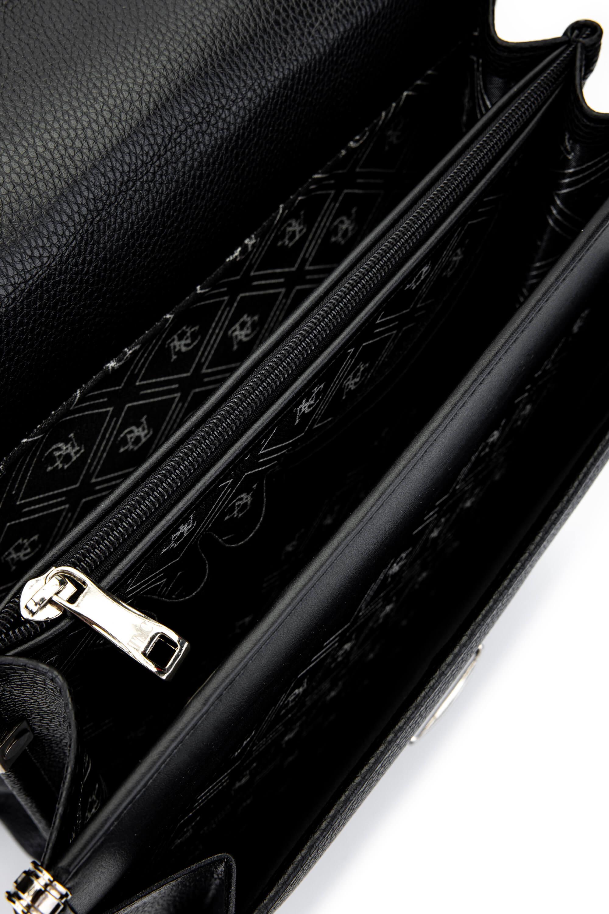 Tamer Tanca Erkek Vegan Siyah Floter Evrak Çantası