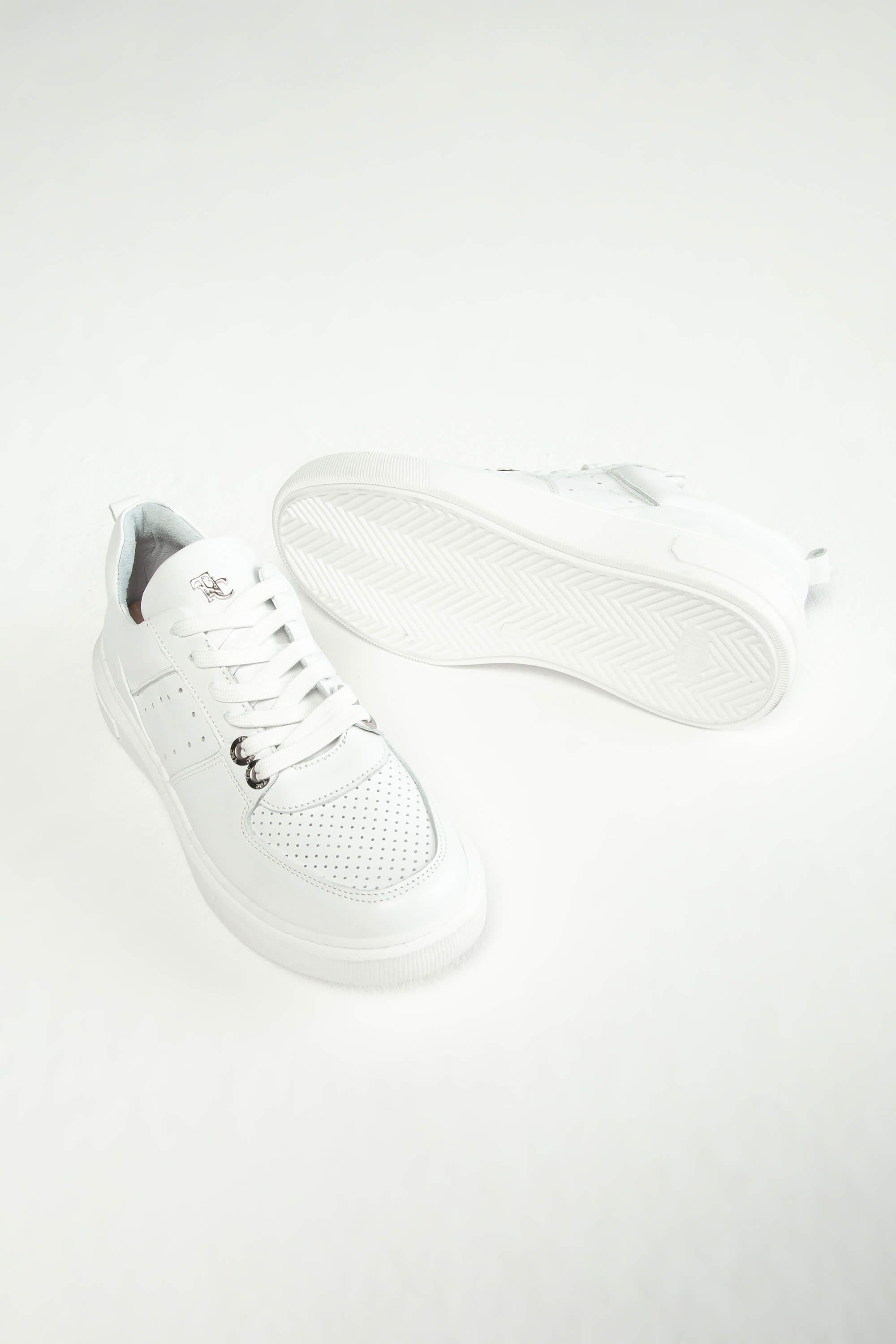 Tamer Tanca Kadın Hakiki Deri Beyaz Sneakers & Spor Ayakkabı