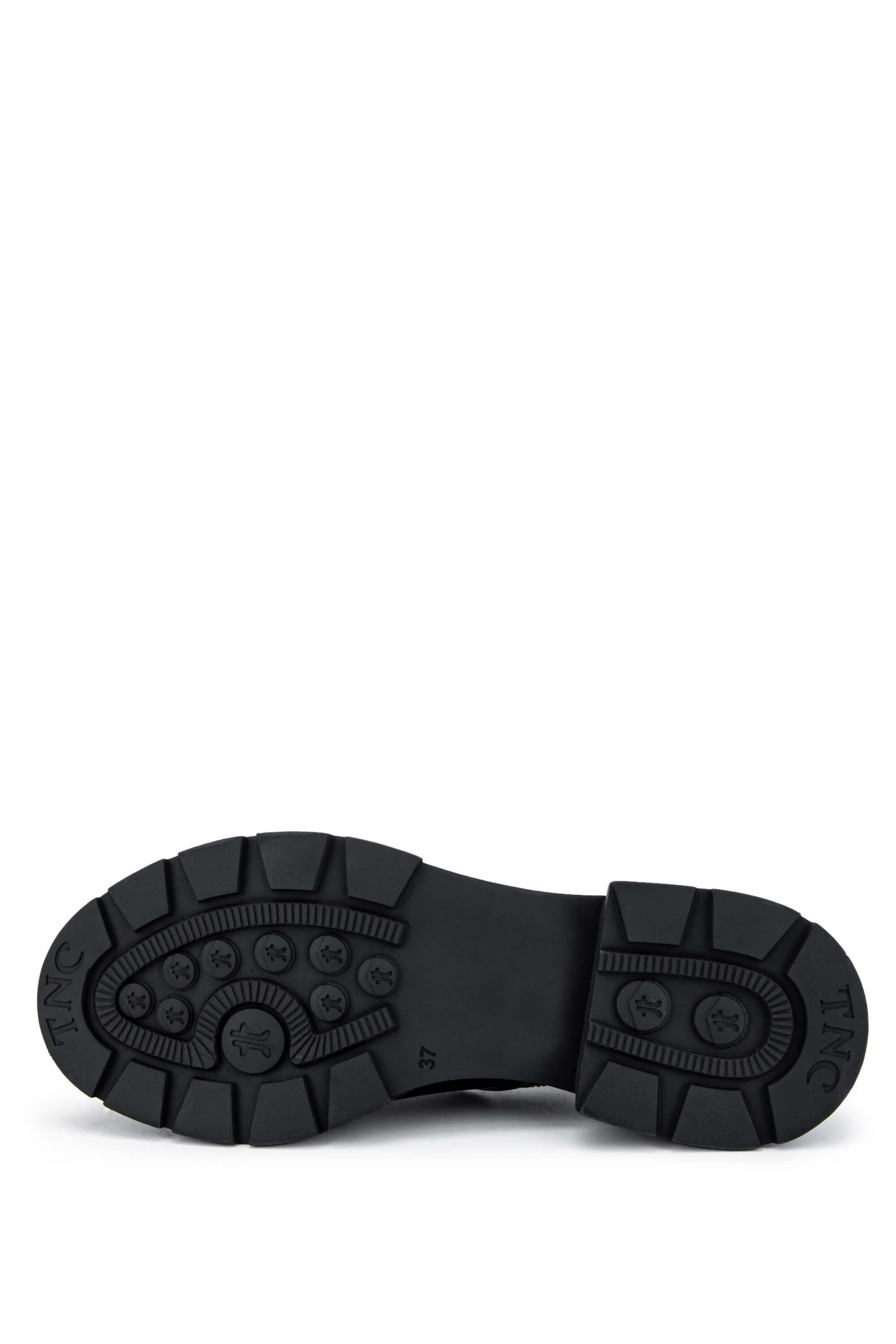 Tamer Tanca Kadın Hakiki Deri Bordo Rugan Casual Ayakkabı