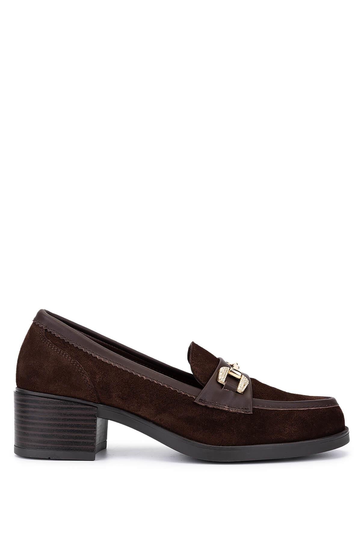 Tamer Tanca Kadın Hakiki Deri Kahverengi Makosen Ayakkabı