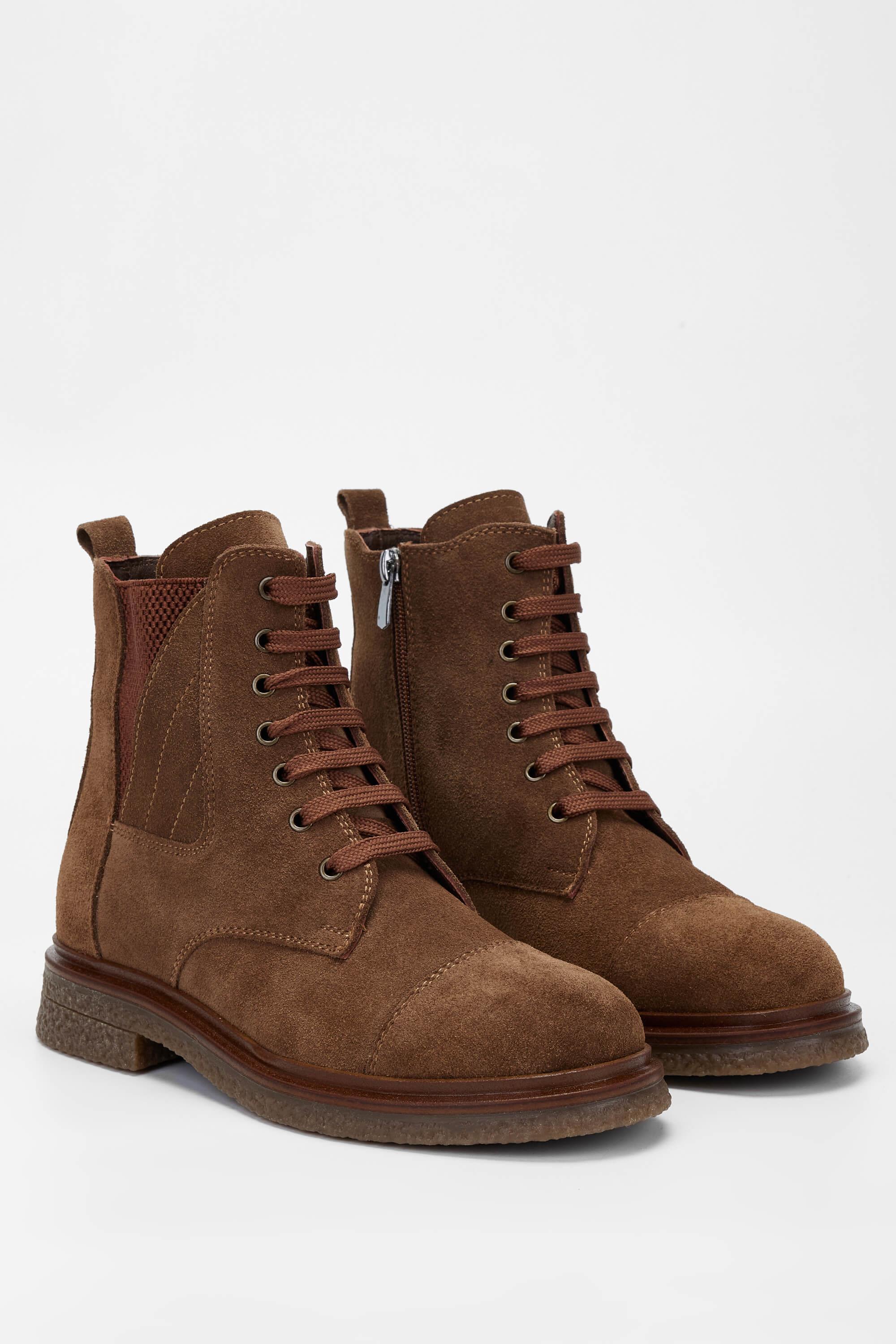 Tamer Tanca Kadın Hakiki Deri Kahverengi Casual Bot