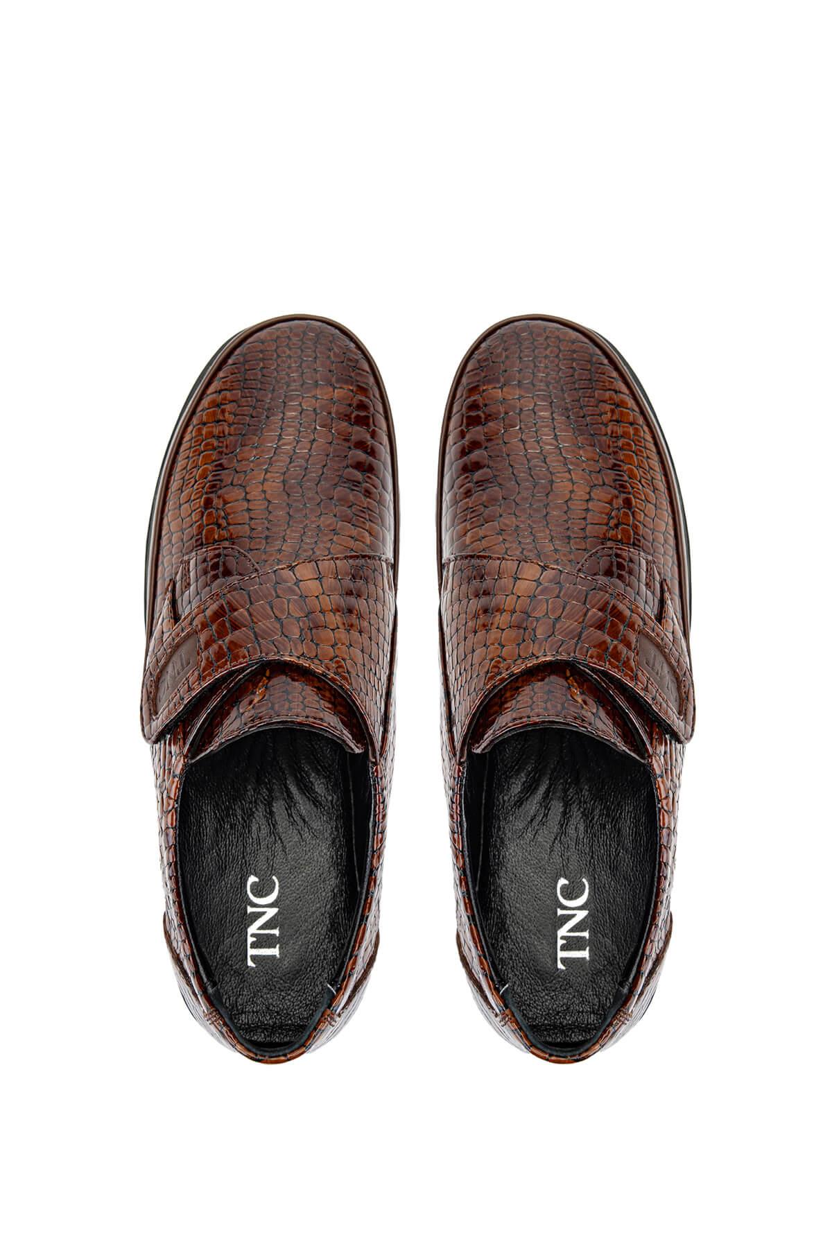 Tamer Tanca Kadın Hakiki Deri Kahverengi Casual Ayakkabı