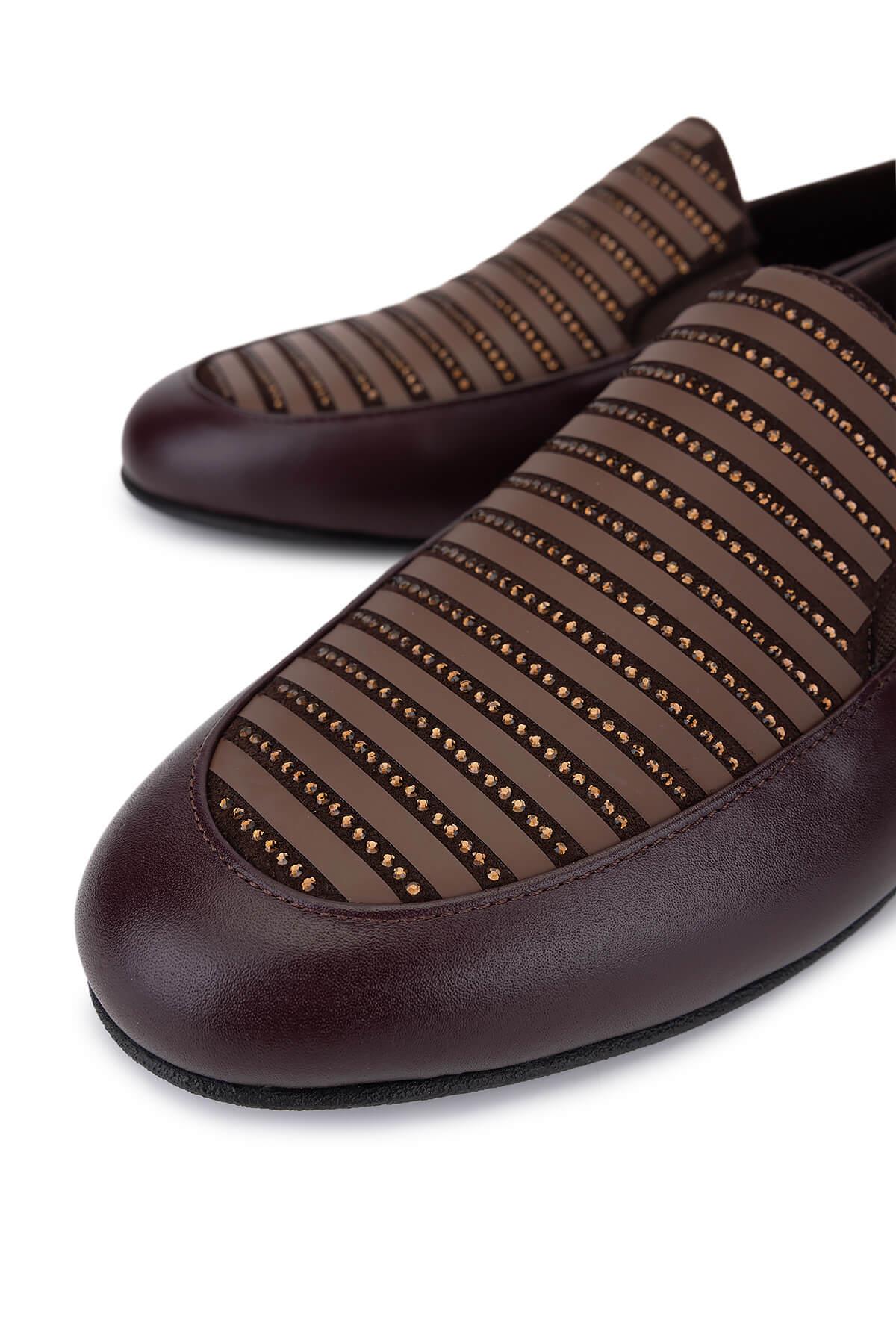 Tamer Tanca Kadın Hakiki Deri Kahverengi Loafer Ayakkabı