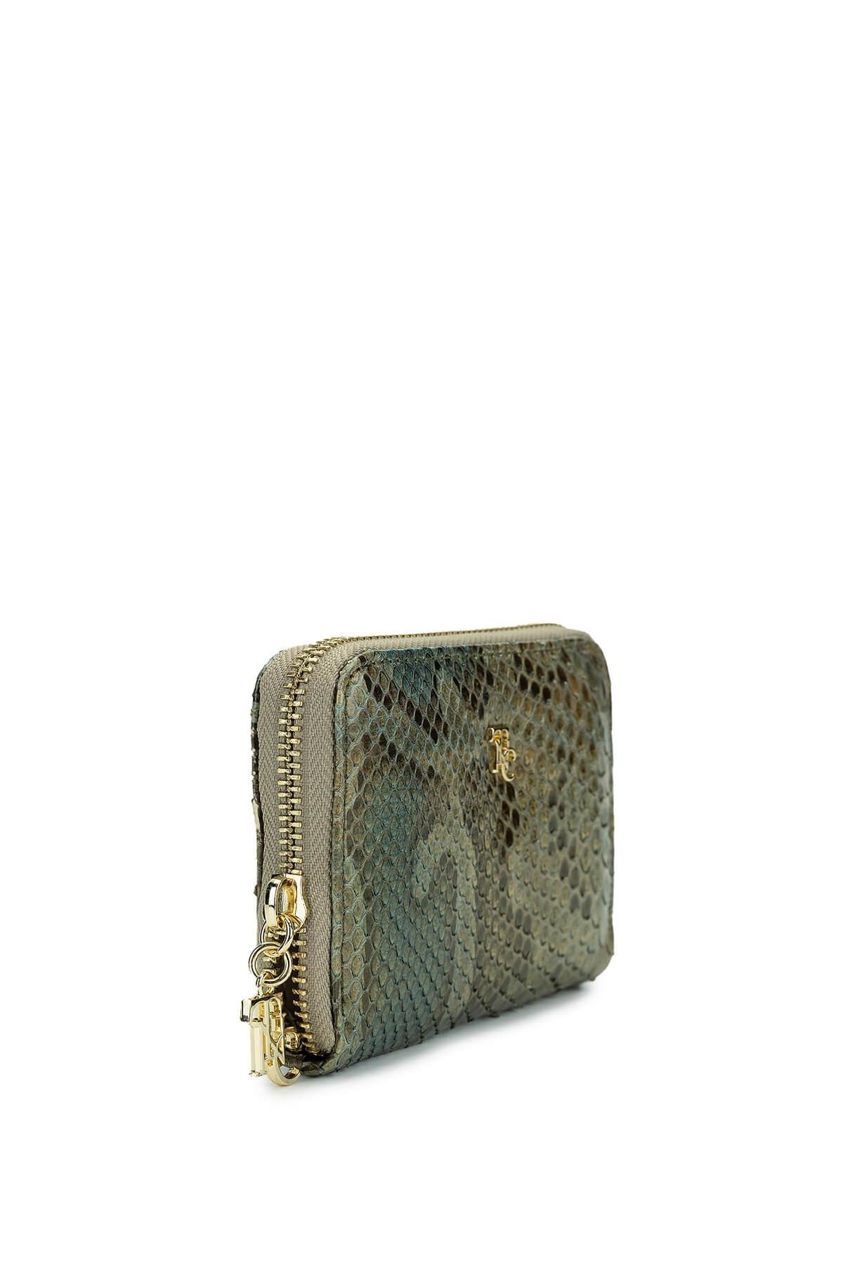 Tamer Tanca Kadın Hakiki Deri Mint Yeşil Günlük Cuzdan