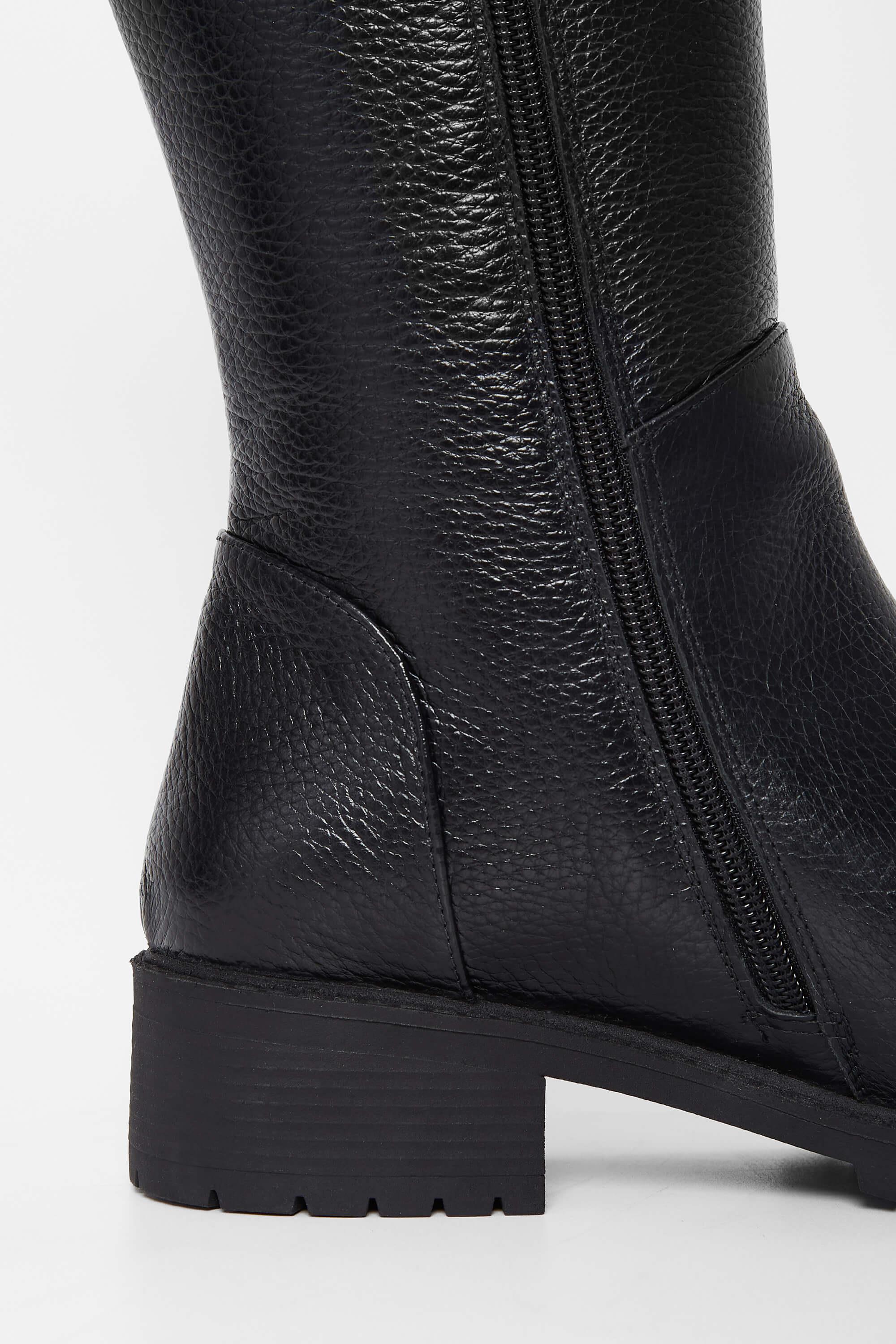 Tamer Tanca Kadın Hakiki Deri Siyah Casual Çizme