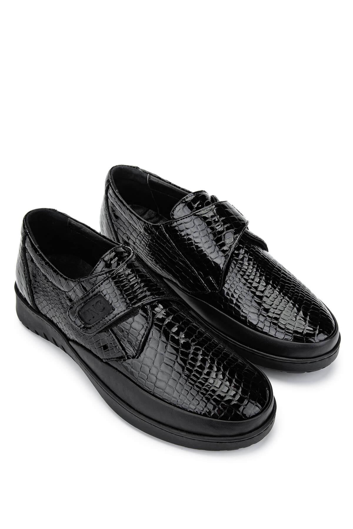 Tamer Tanca Kadın Hakiki Deri Siyah Casual Ayakkabı