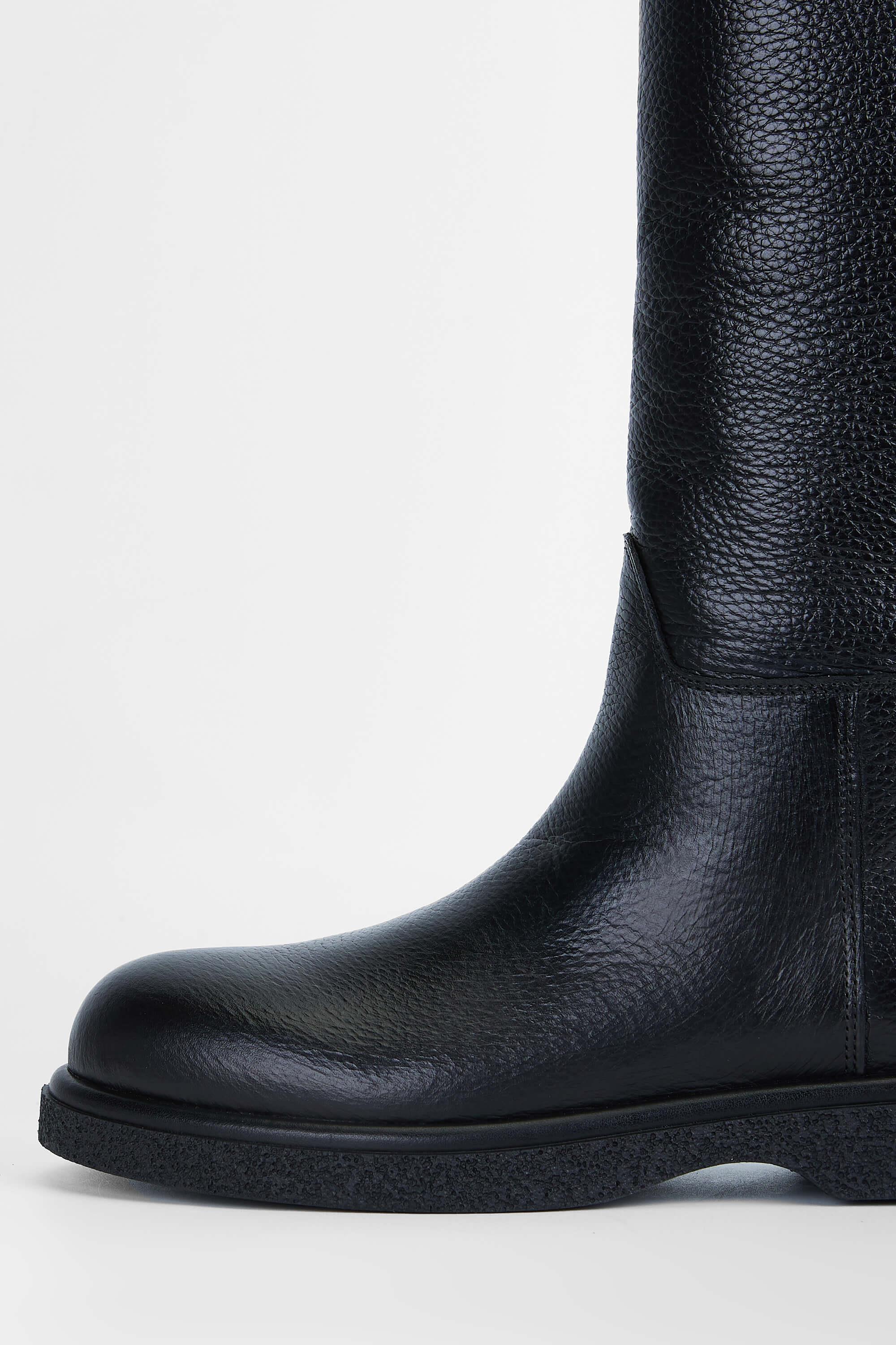 Tamer Tanca Kadın Hakiki Deri Siyah Casual Çizme