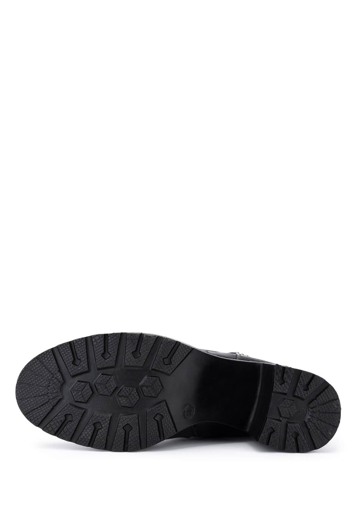 Tamer Tanca Kadın Hakiki Deri Siyah Çizme