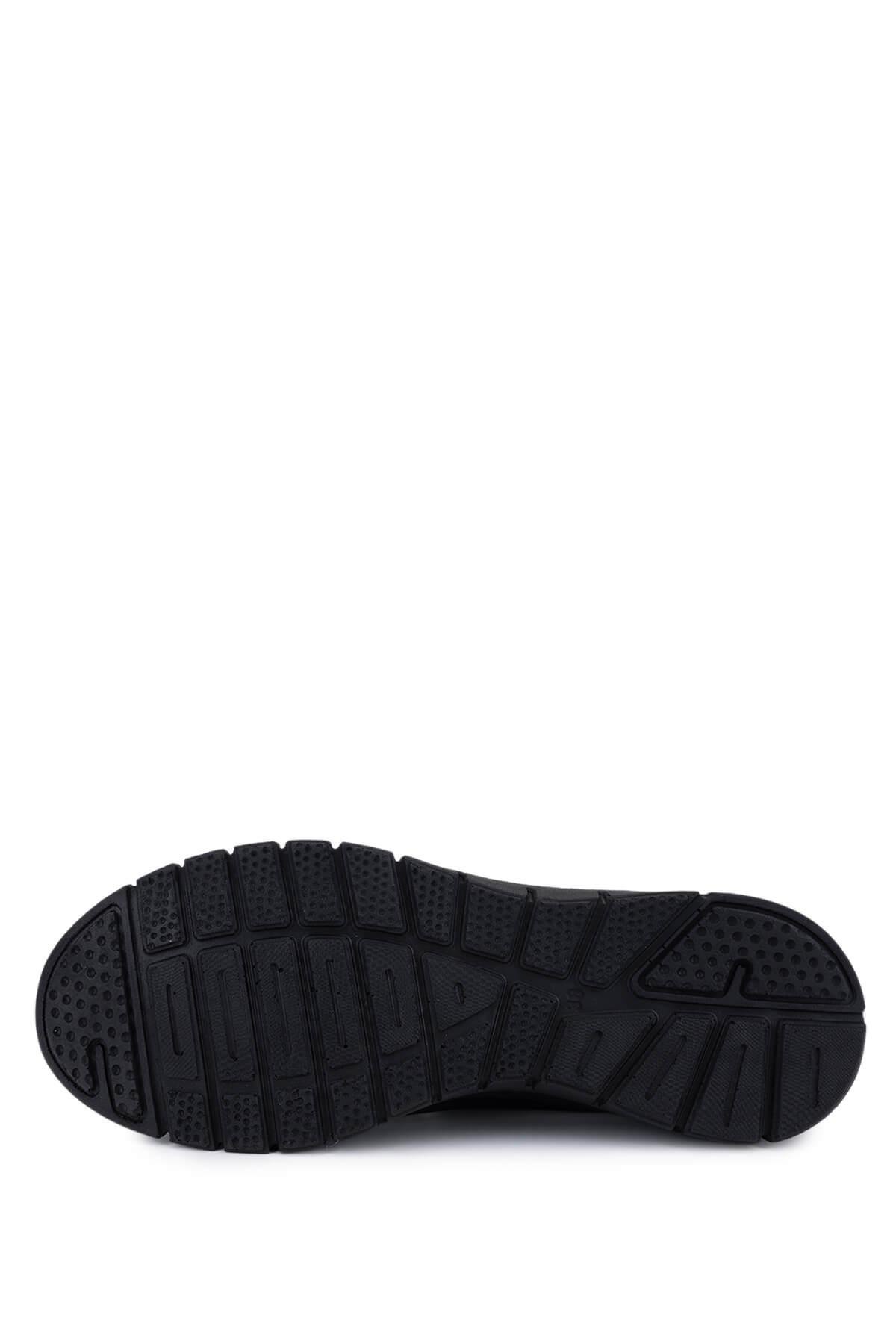 Tamer Tanca Kadın Hakiki Deri Siyah Comfort Ayakkabı