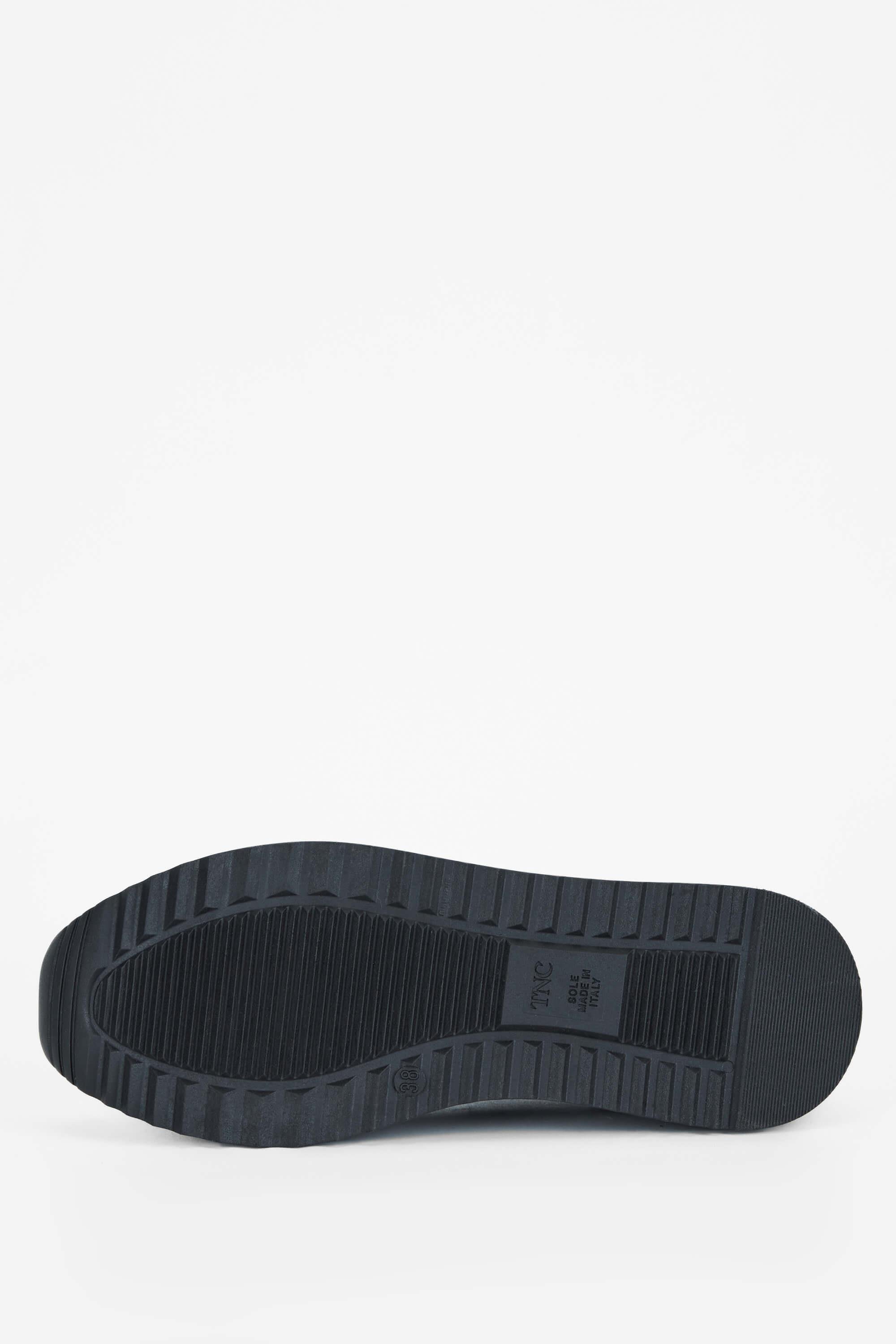 Tamer Tanca Kadın Hakiki Deri Siyah Deri Sneakers & Spor Ayakkabı