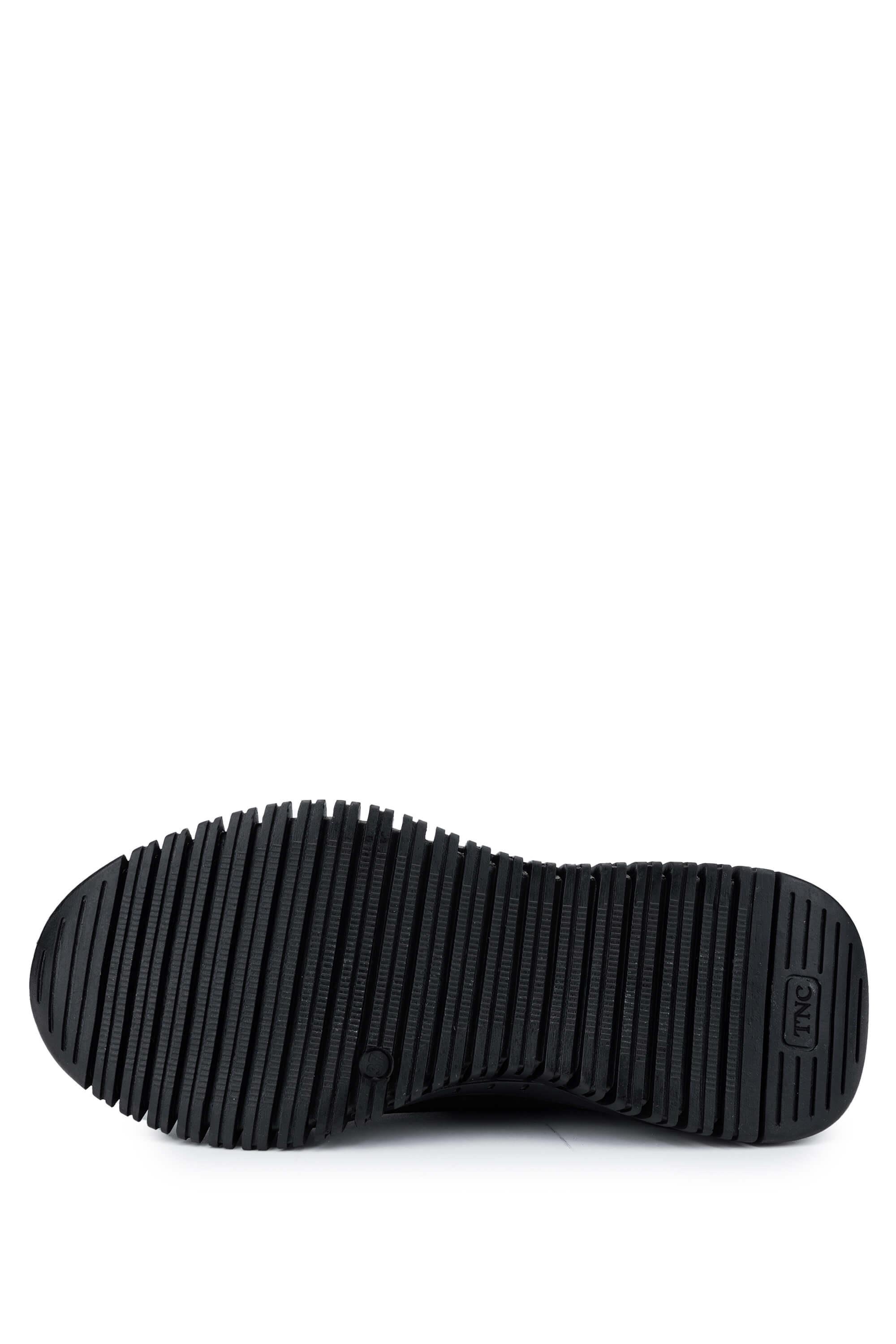 Tamer Tanca Kadın Hakiki Deri Siyah Nubuk Casual Ayakkabı