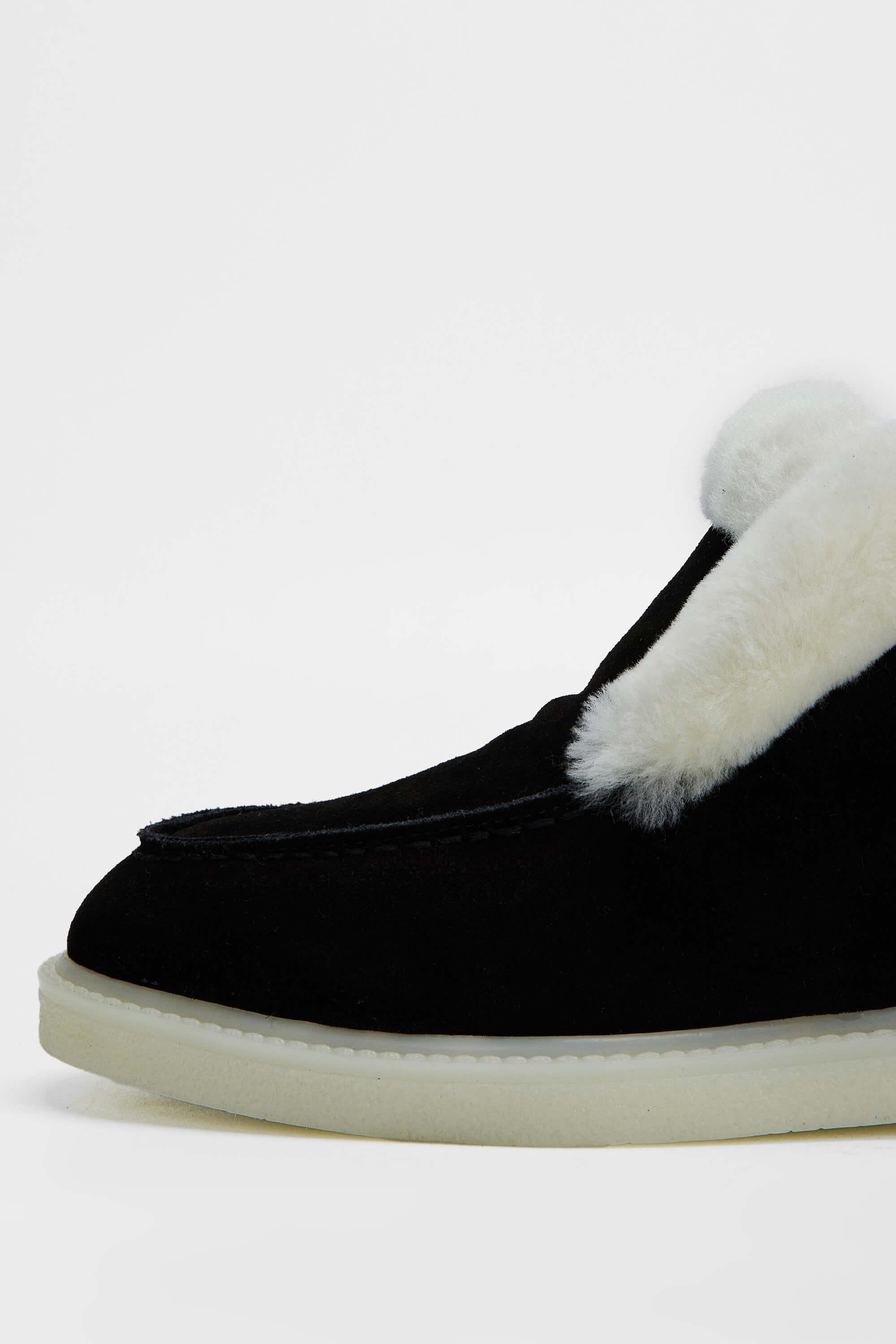 Tamer Tanca Kadın Hakiki Deri Siyah Süet Casual Bot